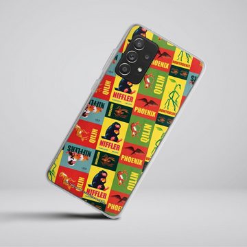 DeinDesign Handyhülle Phantastische Tierwesen Offizielles Lizenzprodukt Fantasy, Samsung Galaxy A52 Silikon Hülle Bumper Case Handy Schutzhülle