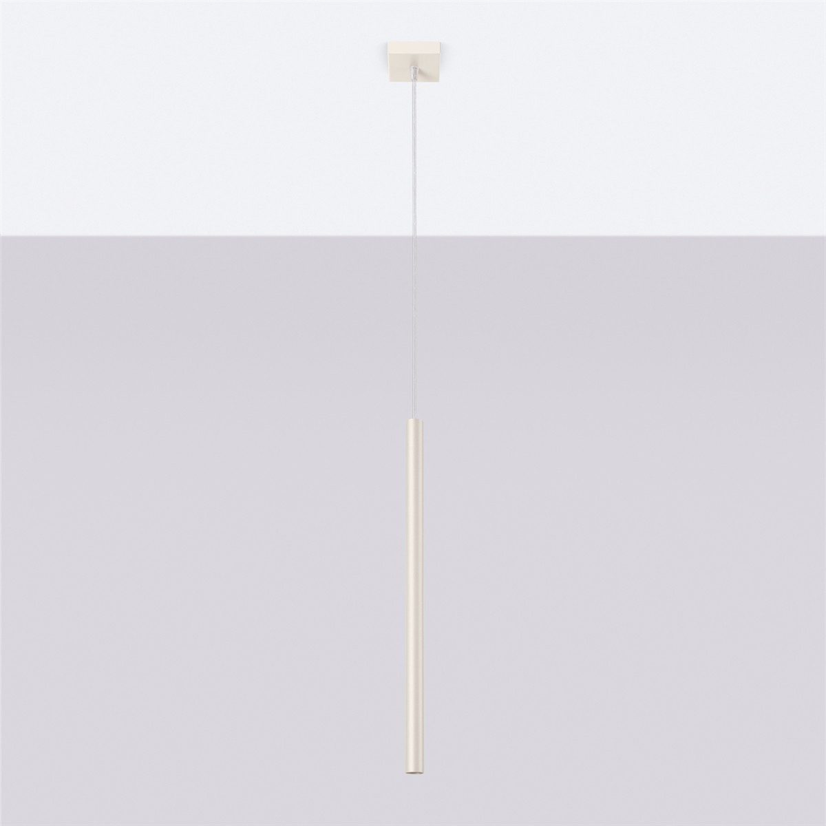 möbelvita Pendelleuchte Pendelleuchte KILZ 1 beige, Riemenverstellung, NEIN günstig online kaufen