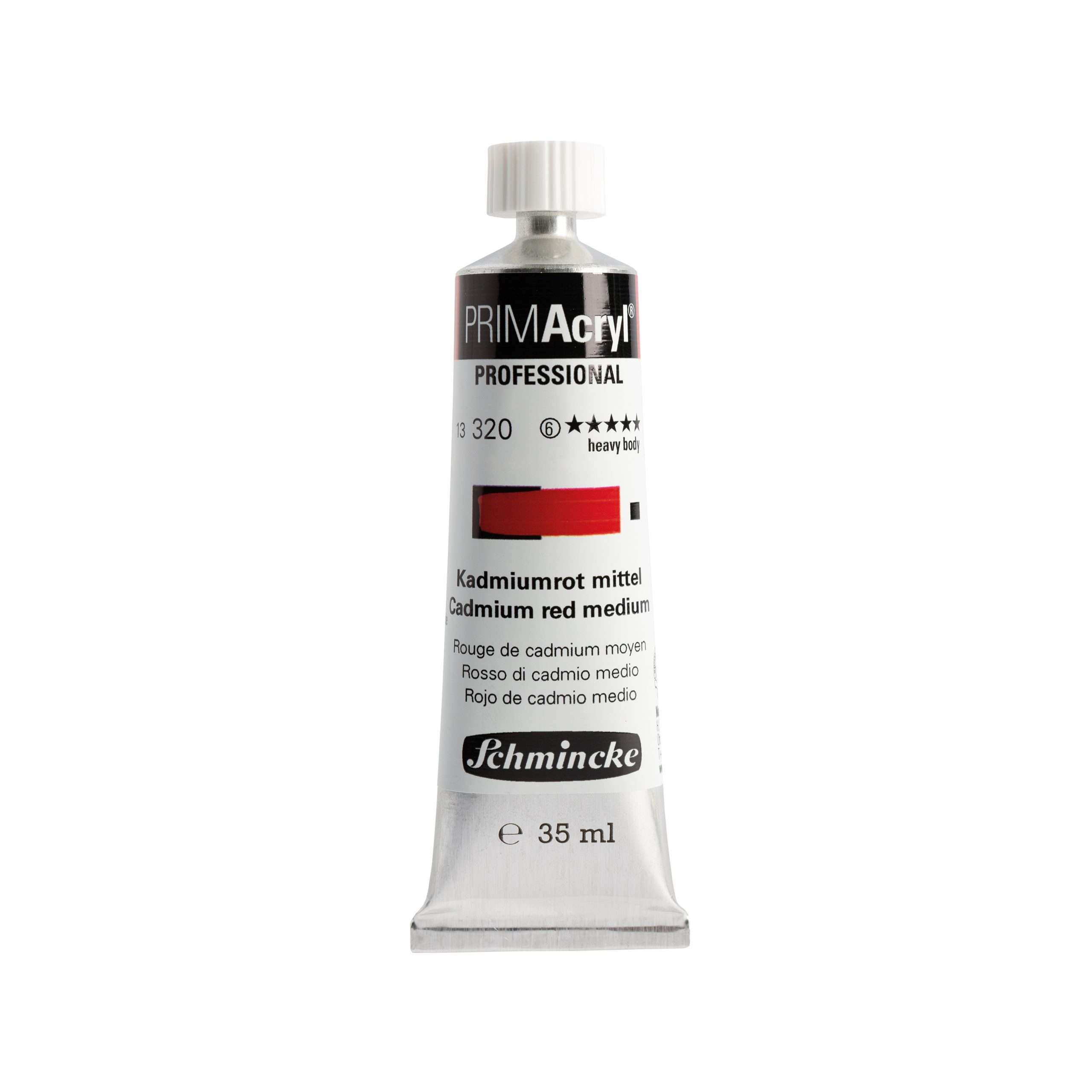 Schmincke Acrylfarbe 35ml PRIMAcryl Kadmiumrot mittel Acryl 13 320 009