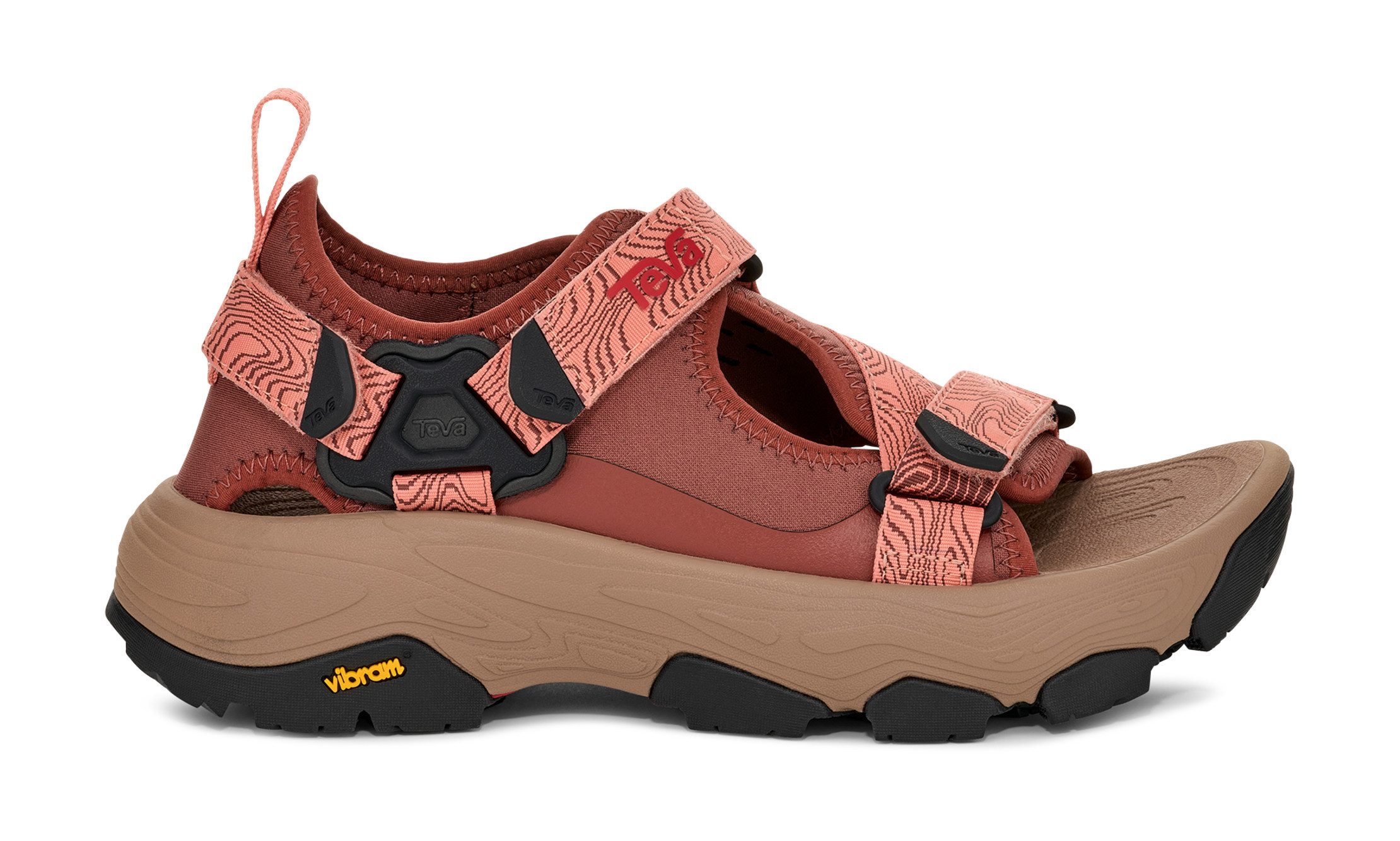 Teva GRANDVIEW MAX SANDAL WOMEN Sandale mit Vibram® Sohle, mit Gummi-Laufsohle, atmungsaktiv
