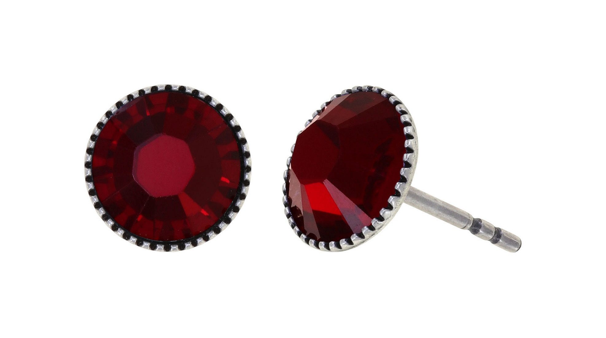 KONPLOTT Paar Ohrstecker Konplott: Ohrstecker Black Jack big - basics