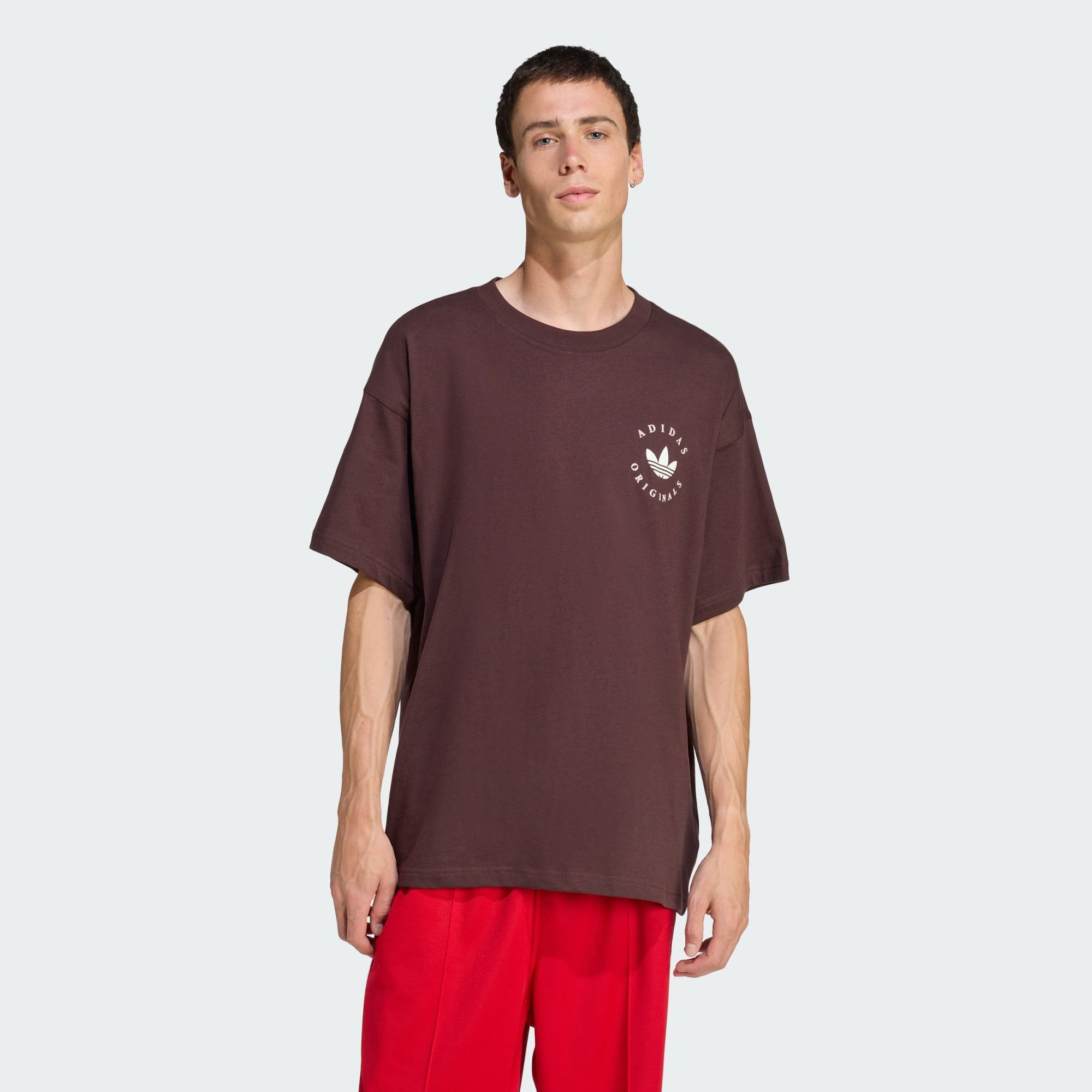 adidas Originals T-Shirt CURVED ADIDAS TREFOIL günstig online kaufen