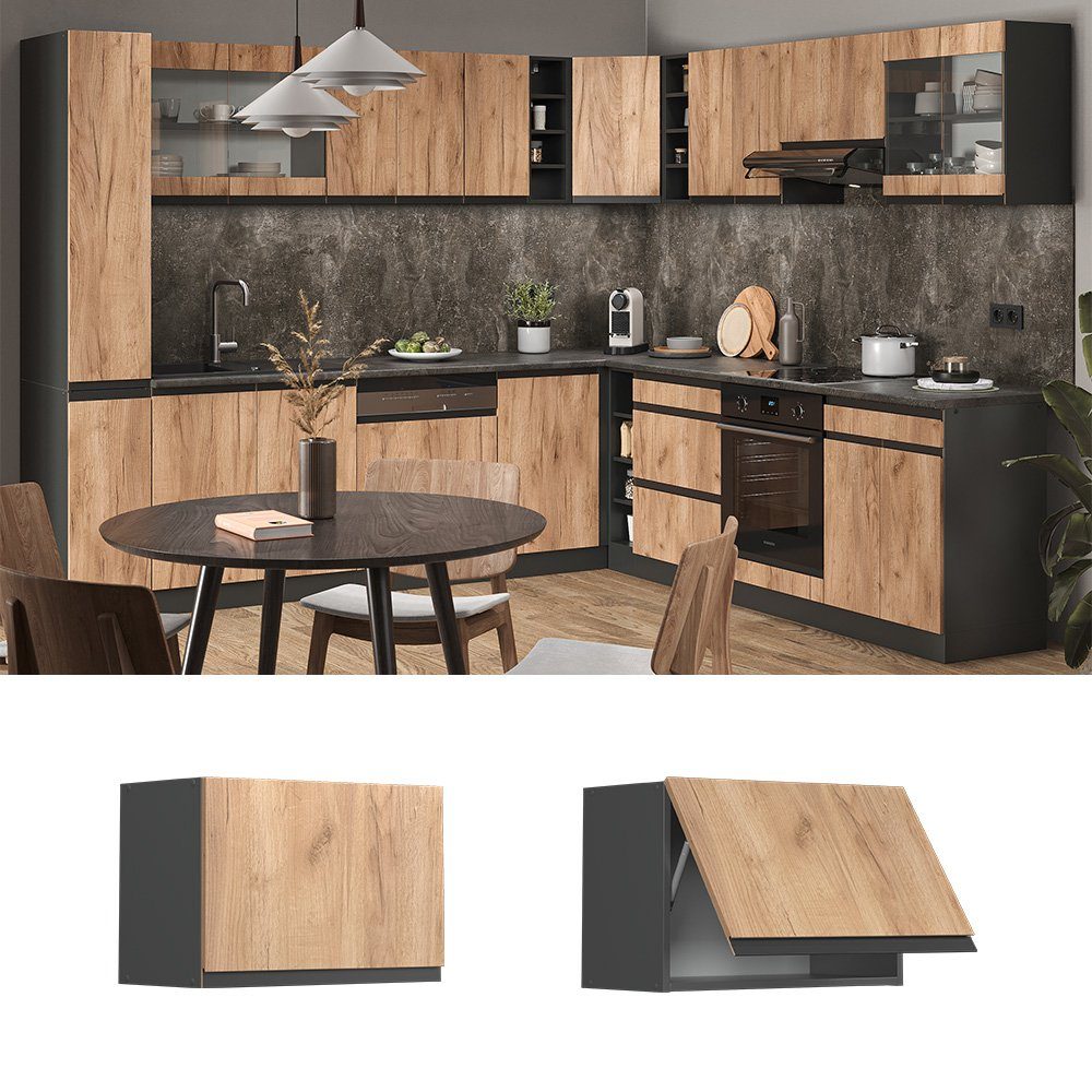 Vicco Hängeschrank R-Line, Goldkraft Eiche/Anthrazit, 60 günstig online kaufen