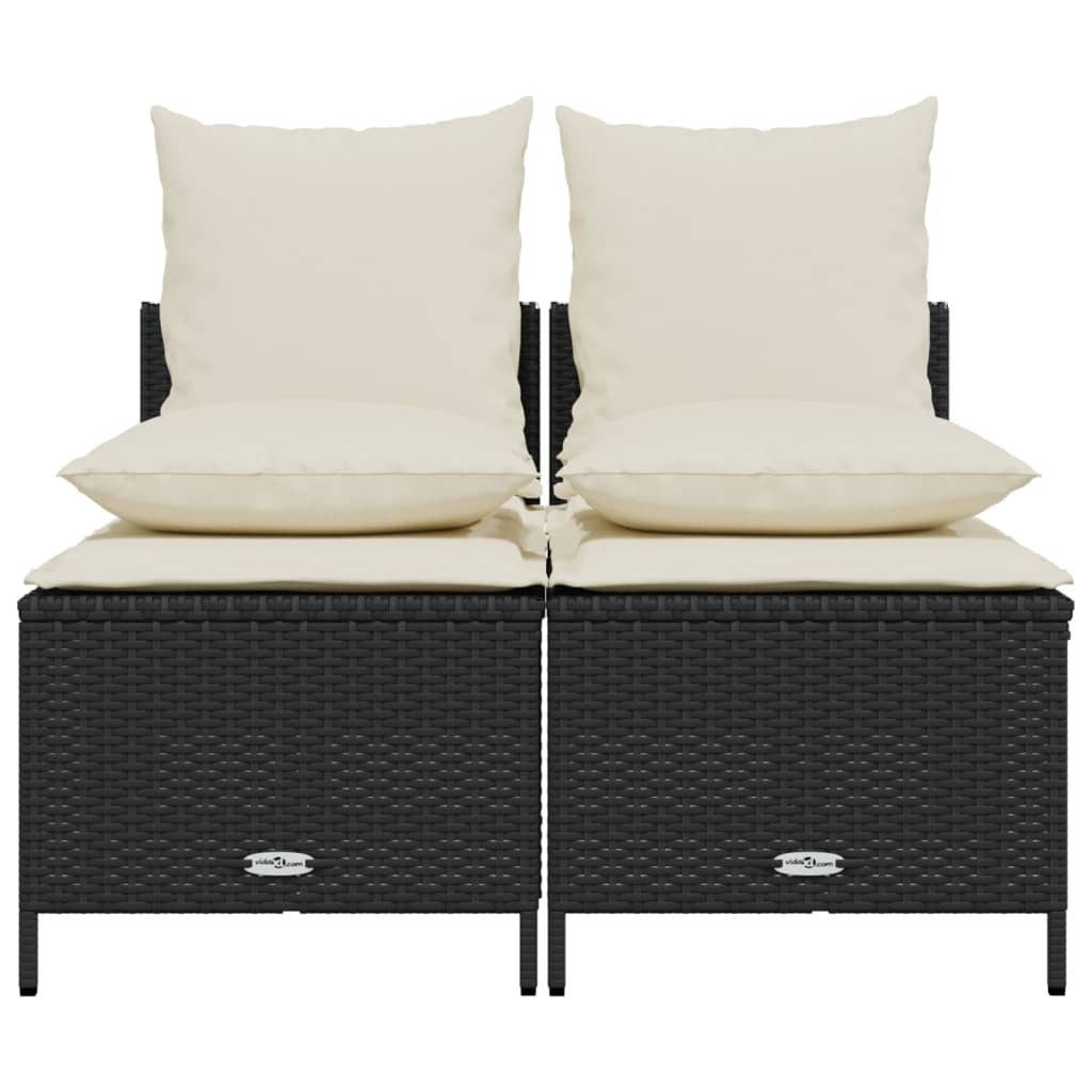 vidaXL Gartenlounge-Set 4-tlg. Garten-Sofagarnitur mit Kissen günstig online kaufen
