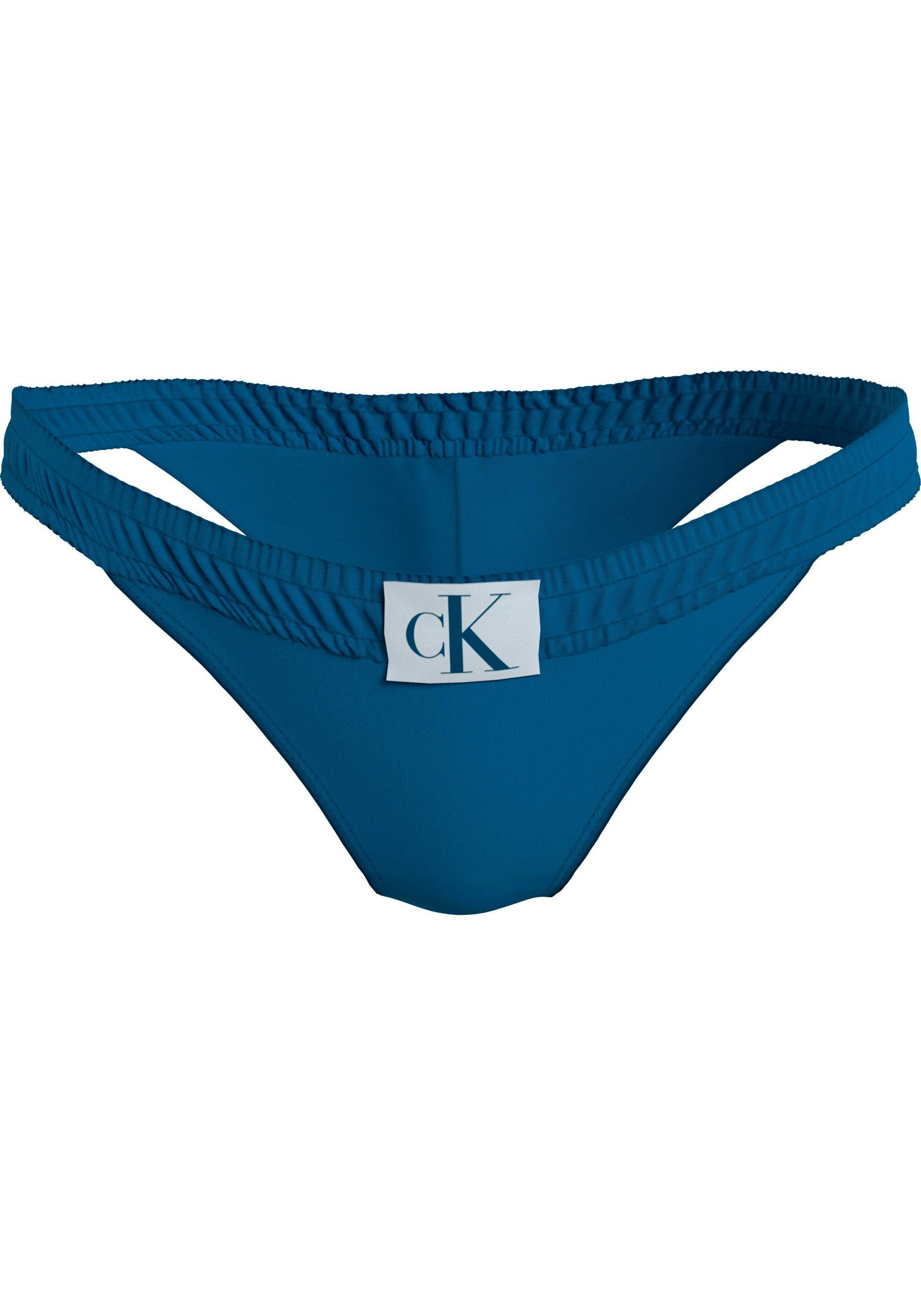 Calvin Klein Swimwear Bikini-Hose BRAZILIAN mit elastischem Bund,  Microfaser aus 83% recyceltes Polyamid, elastisch