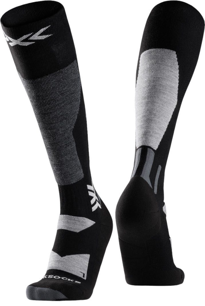 X-Socks Skisocken Snowboard Discover OTC schwarz/grau Herren - 1 Paar