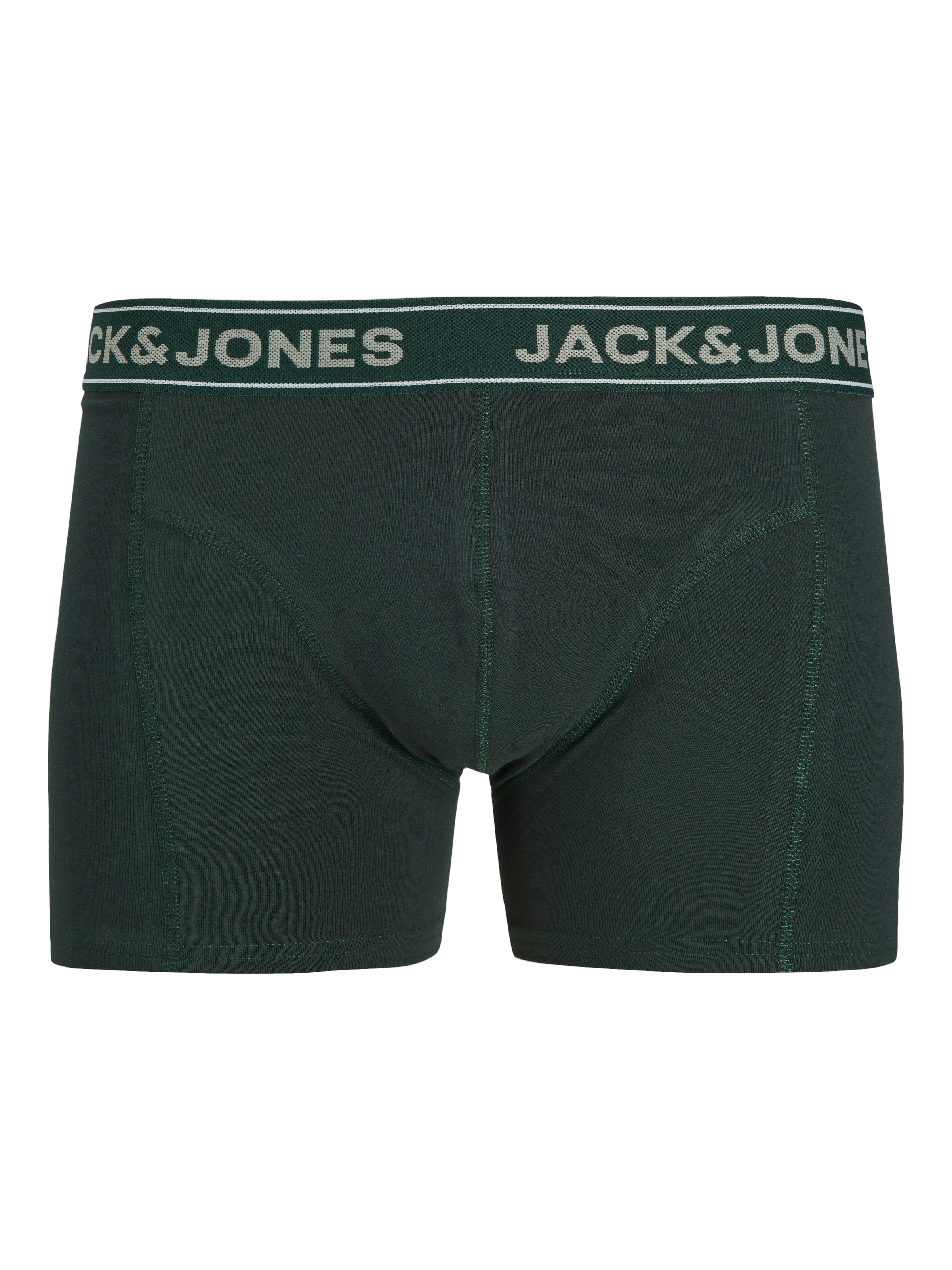 Jack & Jones Trunk JACBLACK – Boxershorts mit Stretch, Jersey und mittlerer Taille (Packung, 3-St) unifarben, modisch, regular fit, Jersey