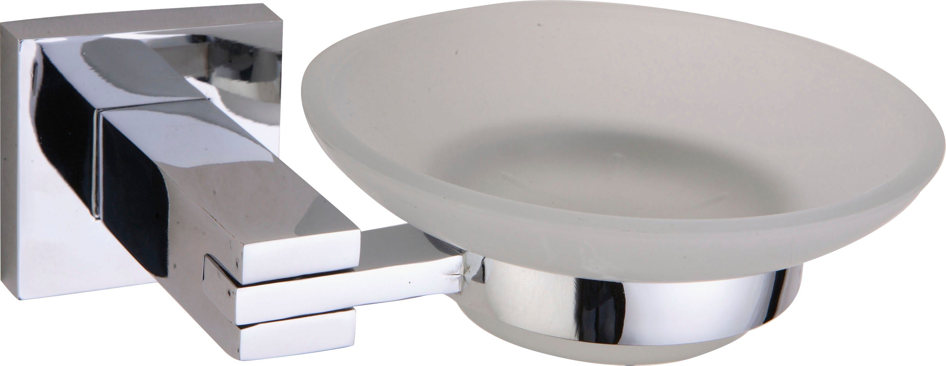 Sanotechnik Seifenschale Catrin, Breite: 13 cm, Ø 11 cm, Wandmontage, rostfrei