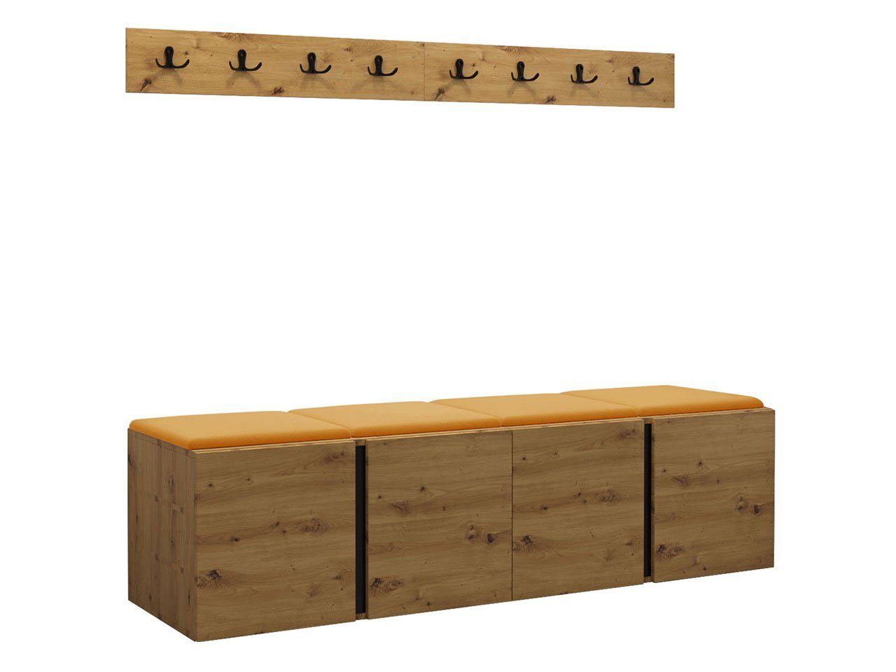 MIRJAN24 Garderoben-Set Orion VII, (Komplett-Set, 2x günstig online kaufen