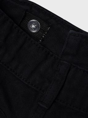 Name It Shorts Twill Jeans Shorts mit Verstellbarem Bund 7410 in Schwarz
