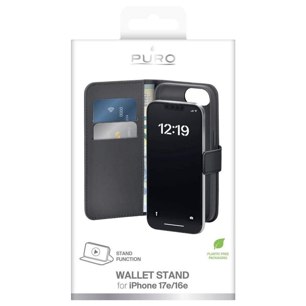 sbs Handyhülle Flip Case Apple iPhone 16e Schwarz PUIPCSE25BOOKC8BLK