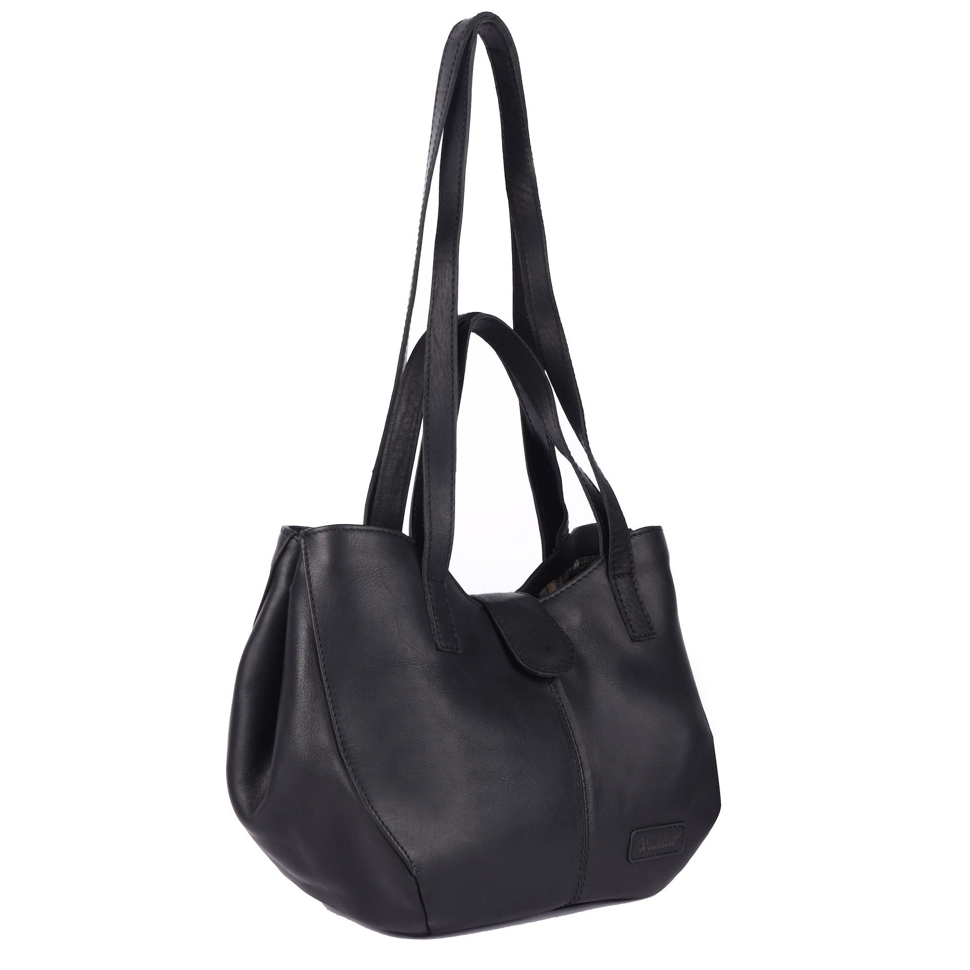 Benthill Handtasche Damen Echt Leder Umhängetasche Shopper Vintage Schulter Handtasche, Schultergurt / Umhängegurt Reißverschlussfach