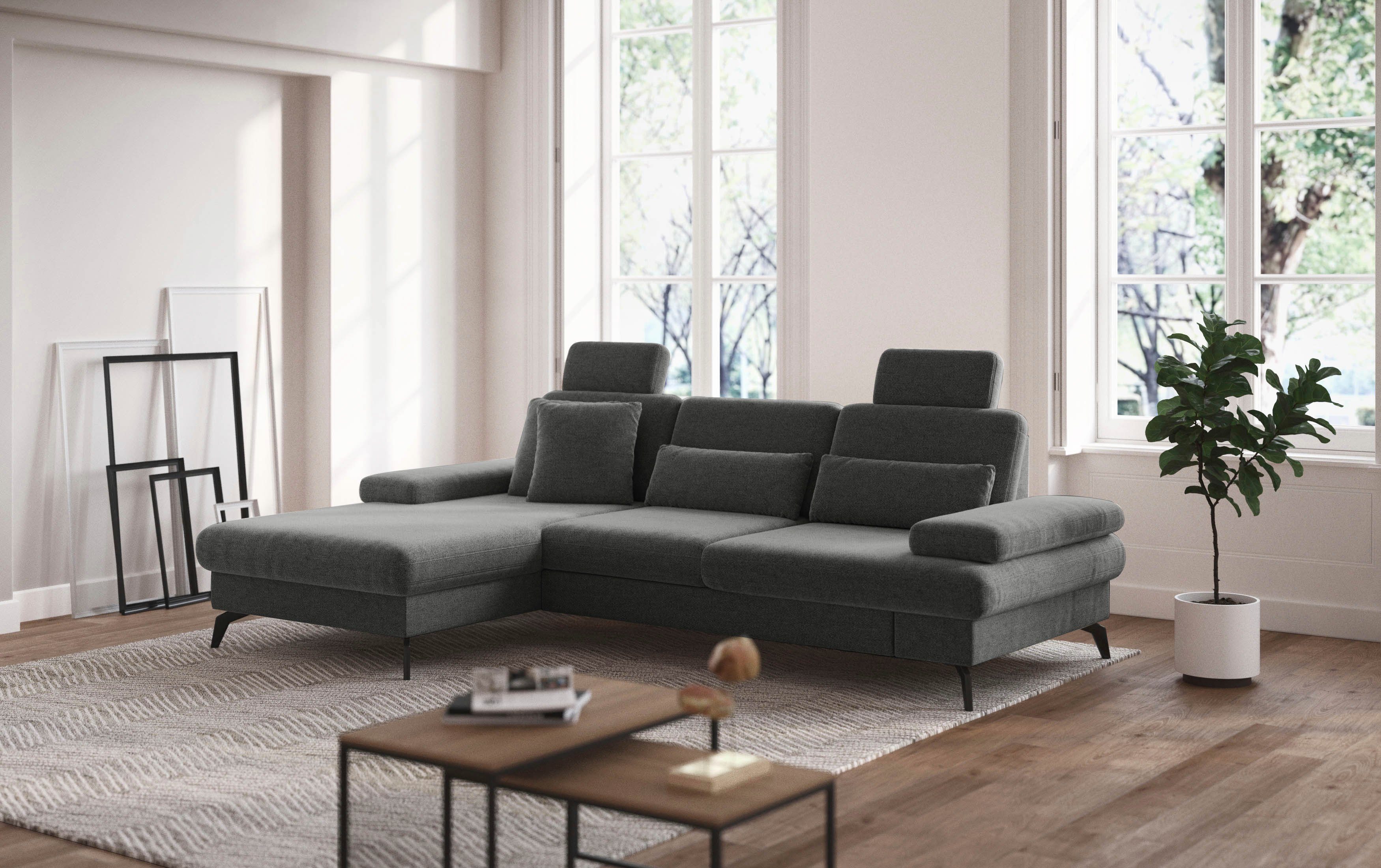 sit&more Ecksofa Morris L-Form, inkl. Sitztiefenverstellung, günstig online kaufen