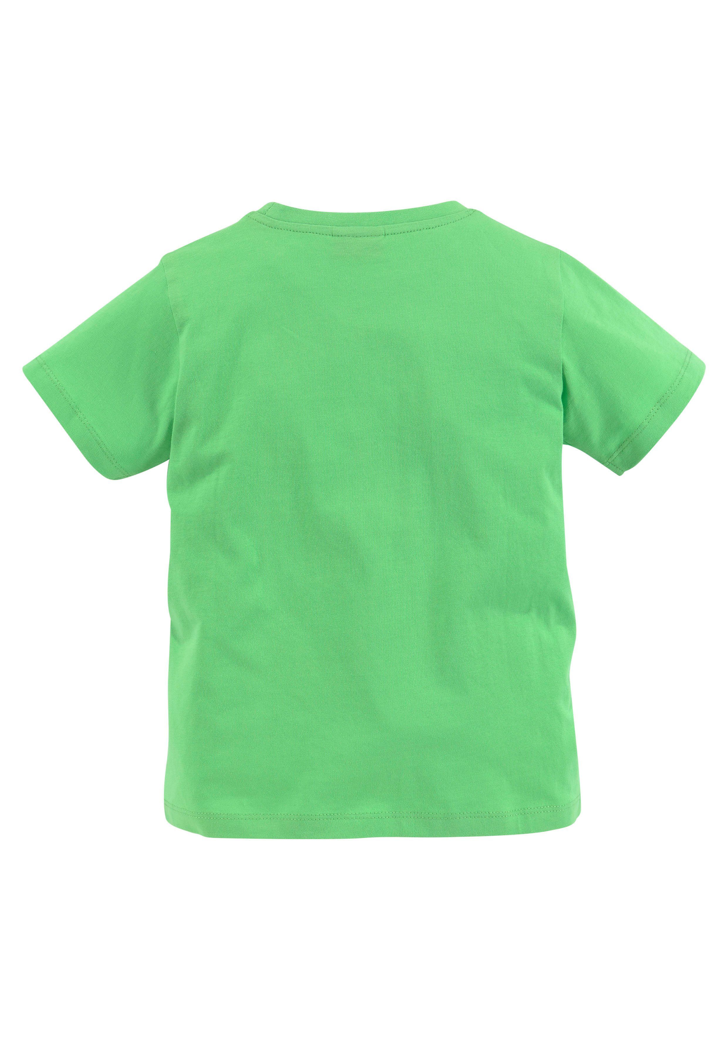 KIDSWORLD T-Shirt+Sweatbermudas) Shorts AT Shirt BOYS & 2-tlg., (Spar-Set, WORK