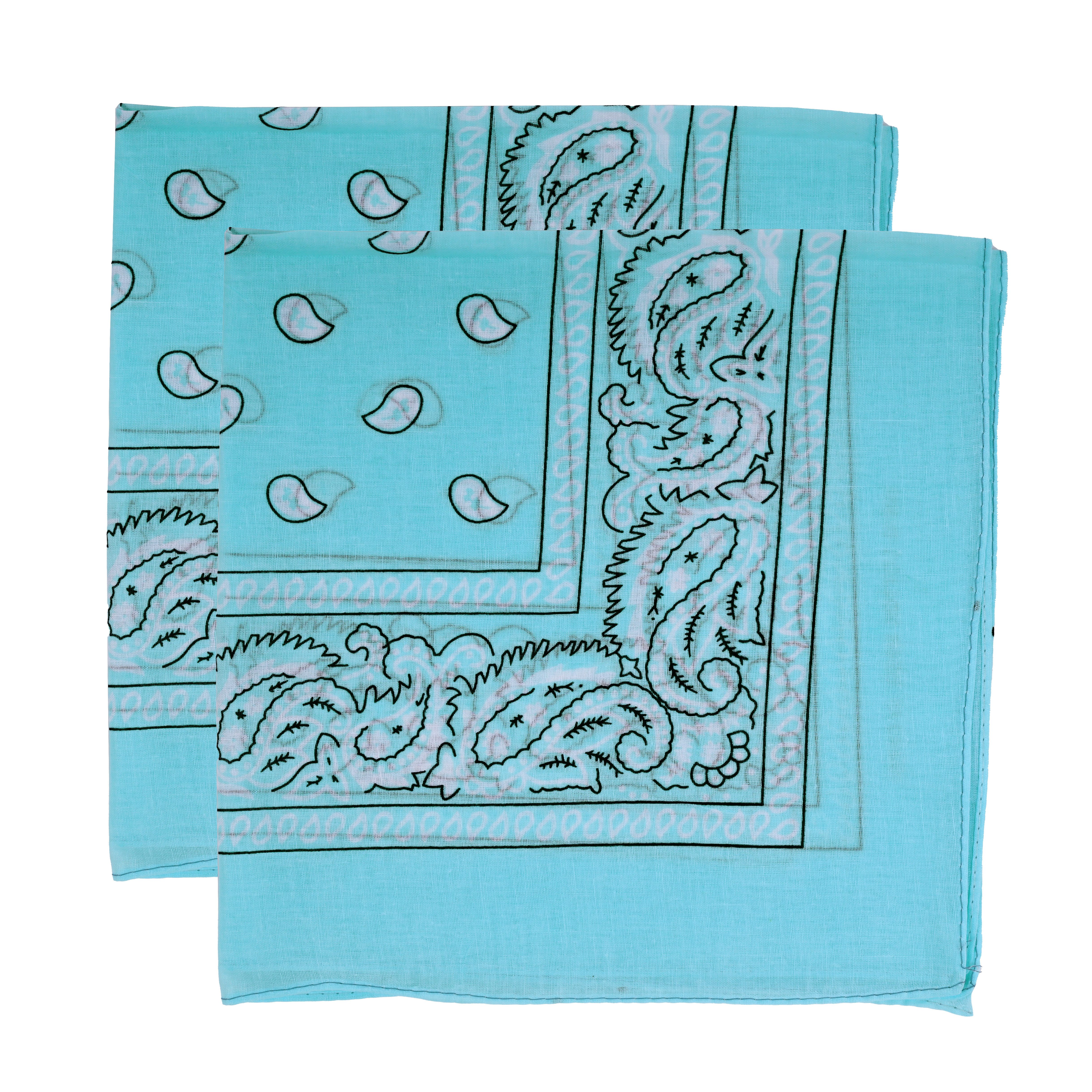 Modescout Stadler Bandana 2er-Pack Bandanas – Vielseitig, stylisch und hochwertig, (Spar-Set, 2er Pack), 100 % Baumwolle
