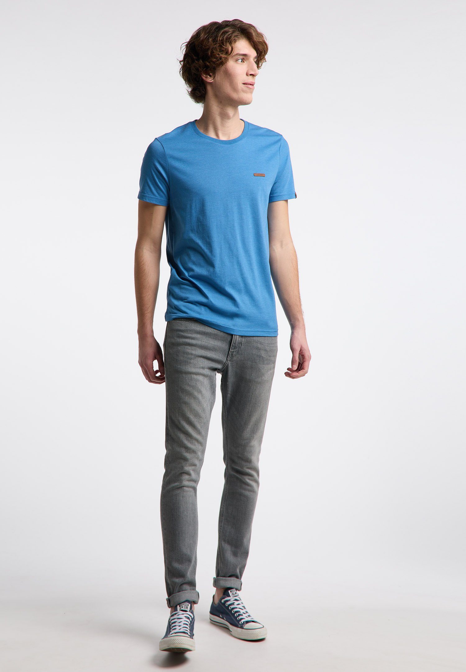 Ragwear T-Shirt NEDIE Nachhaltige & Vegane Mode BLUE