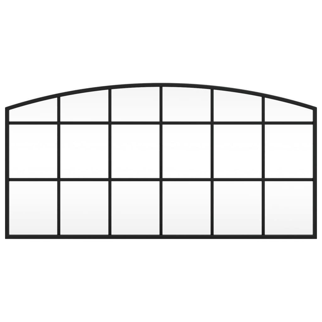 vidaXL Spiegel Wandspiegel Schwarz 80x40 cm günstig online kaufen