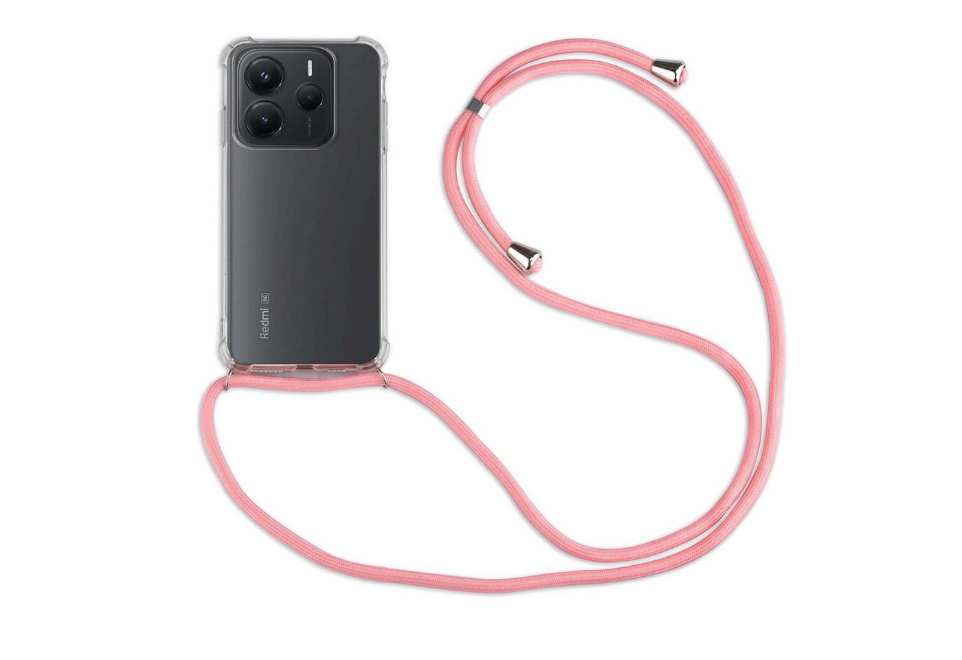 betterfon Handyhülle Handykett für Xiaomi Redmi Note 14 Serie Hülle mit Kordel Band, Hände frei – mit Silikonhülle & Schnur für flexiblen Alltag