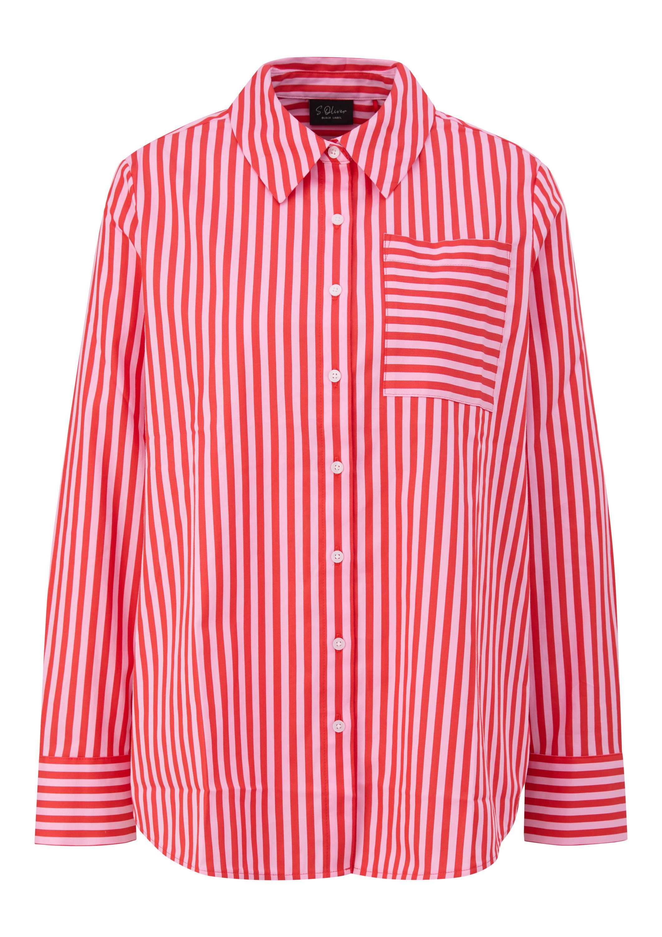 s.Oliver Langarmbluse Bluse Elastische Bluse aus Baumwolle günstig online kaufen