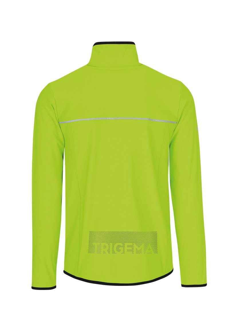 Sportjacke Trainingsjacke Praktische TRIGEMA aus Trigema lemon Microfaser