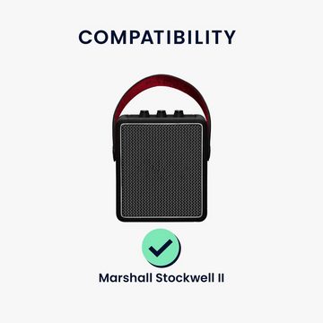 kwmobile Lautsprecher-Hülle Silikon Hülle für Marshall Stockwell II, Schutzhülle für Mini Speaker