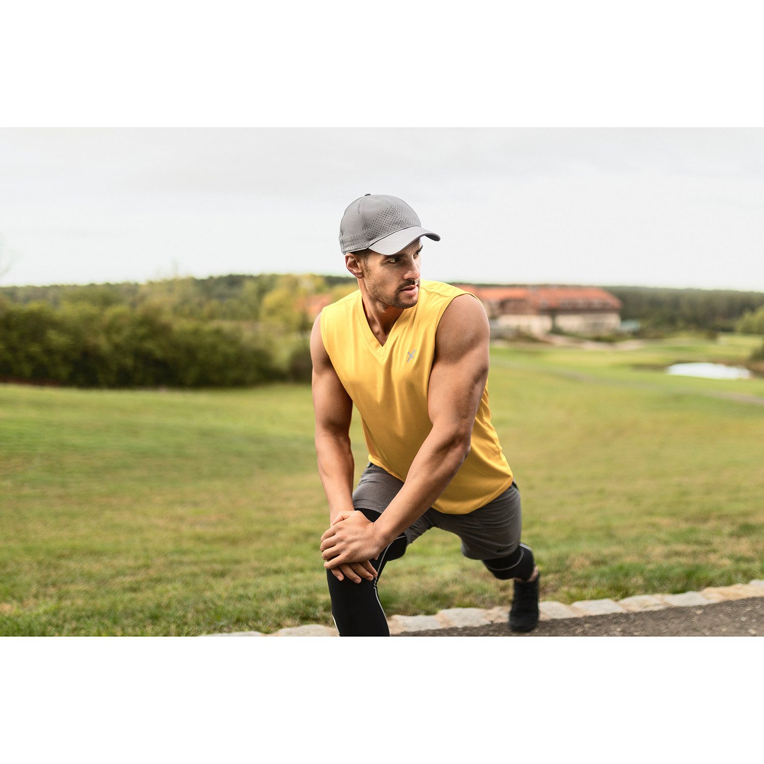 CFLEX Trainingsshirt Herren Sport Shirt Fitness Muscle-Shirt
