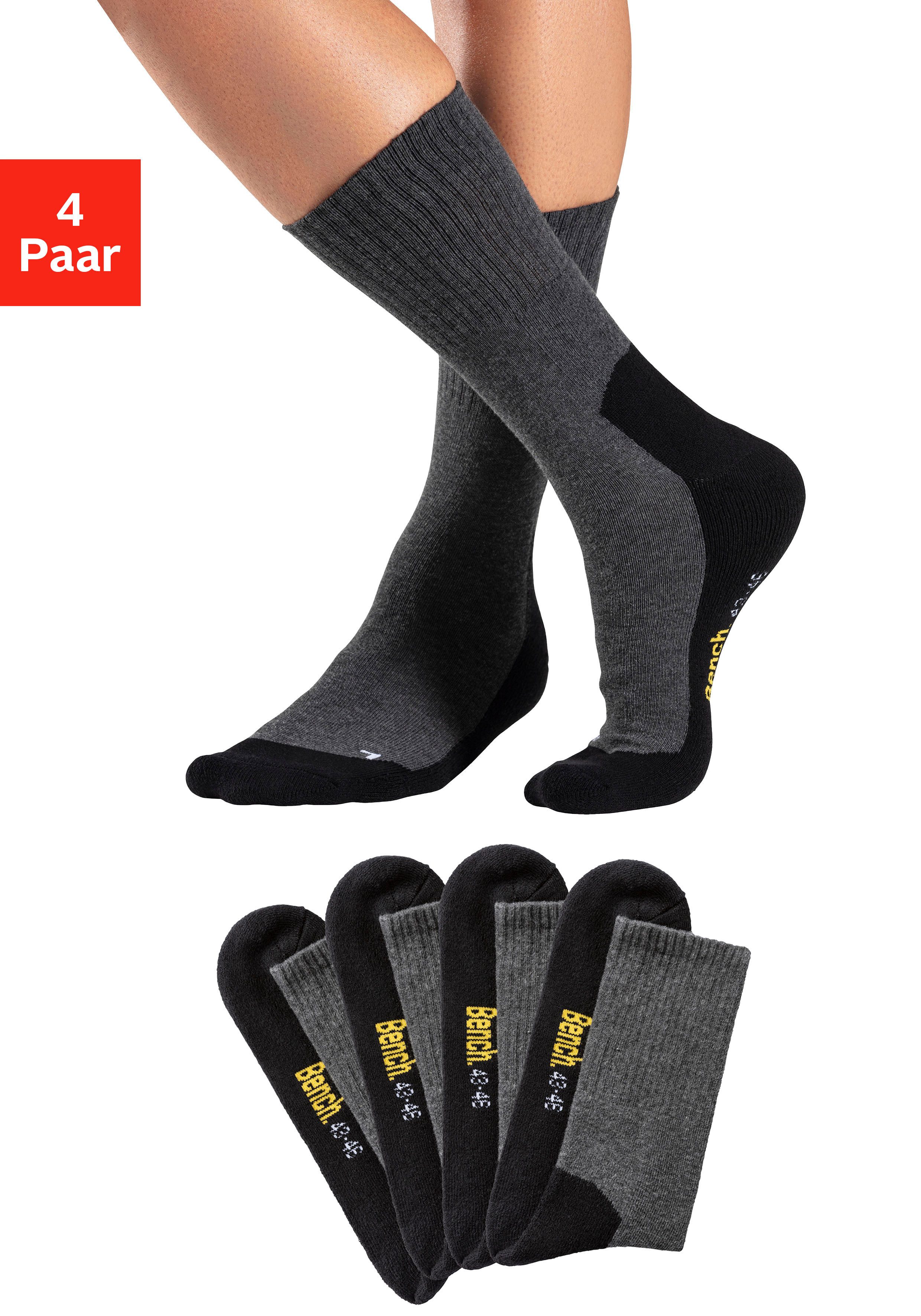 Bench. Tennissocken (Packung, 4-Paar) mit Fußfrottee günstig online kaufen