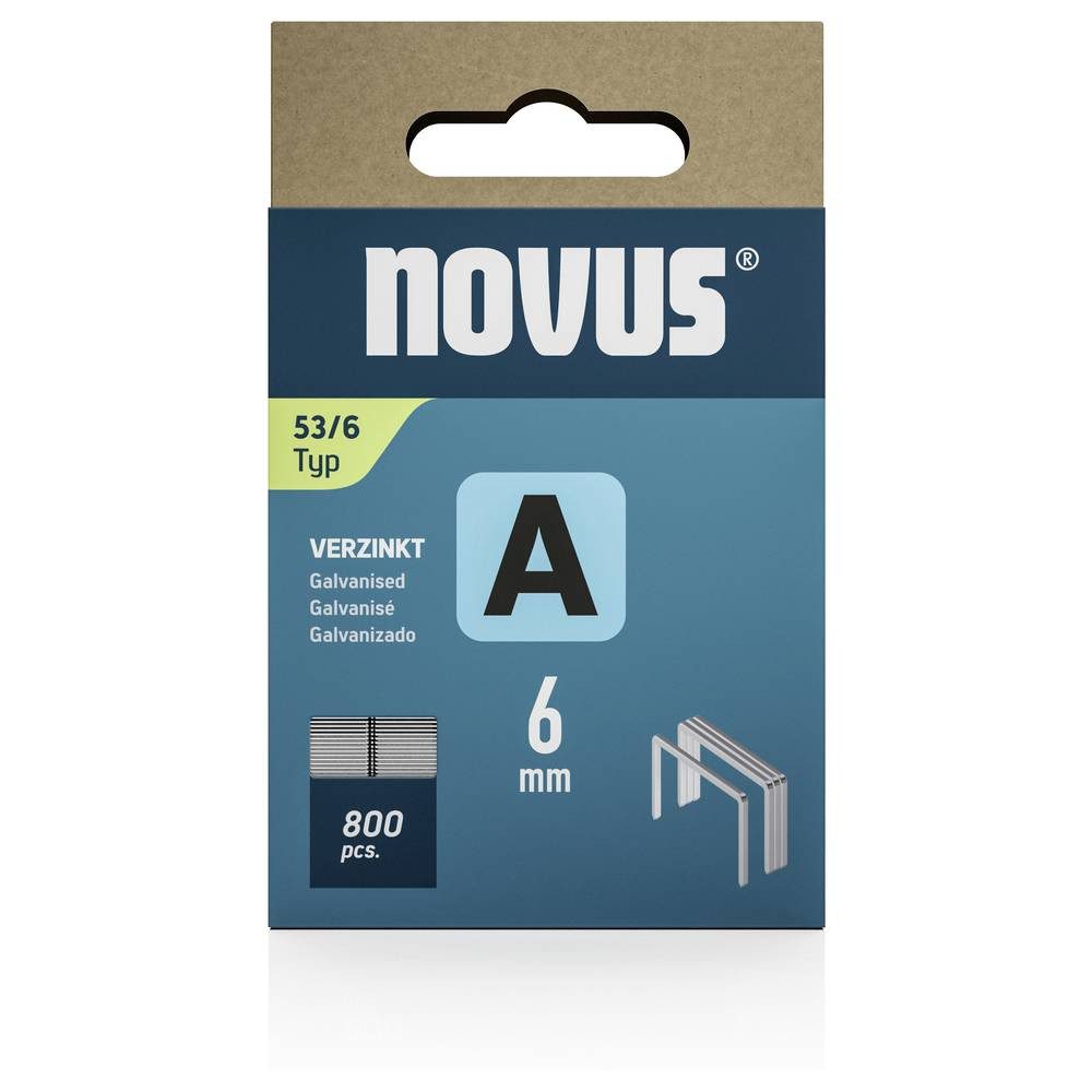 Thumbnail - NOVUS Tackerklammer Feindrahtklammern A Typ 53 6mm