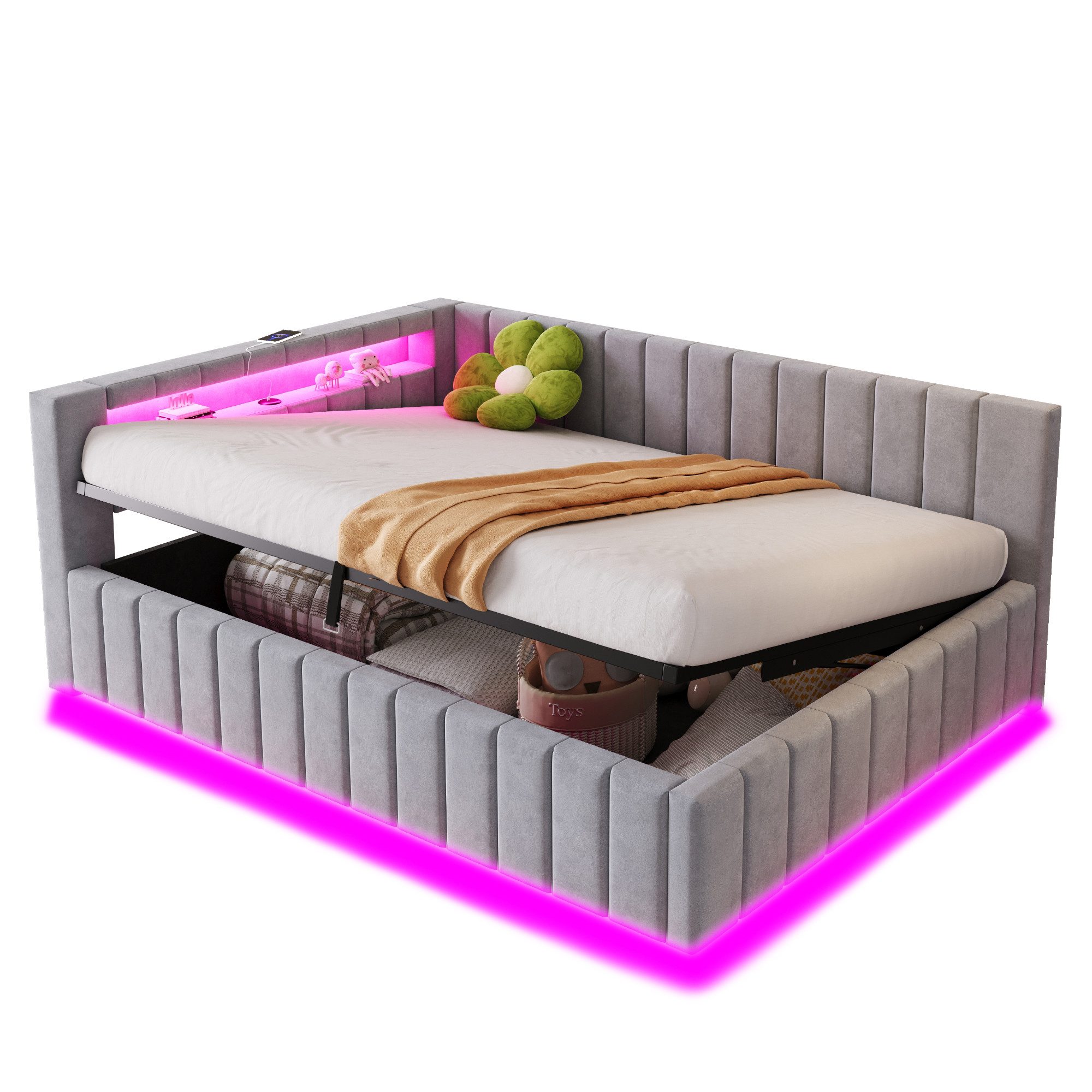 REDOM Polsterbett Schlafsofa Kinderbett Funktionsbett (mit günstig online kaufen