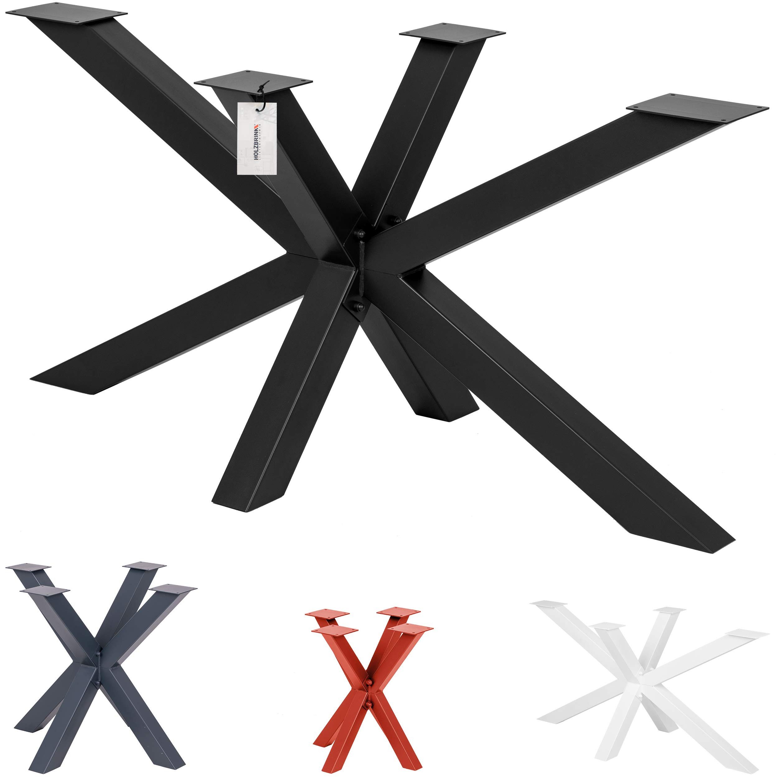 HOLZBRINK Tischbein HOLZBRINK Tischbeine Metall Tischgestell für Beistellti günstig online kaufen