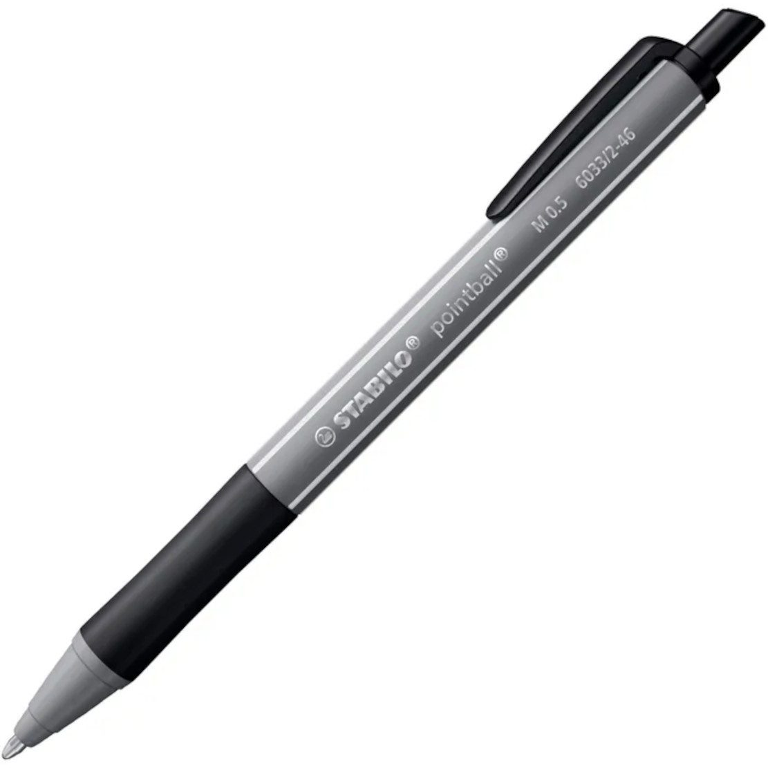 STABILO Kugelschreiber STABILO pointball colorful Kugelschreiber dunkelgrau