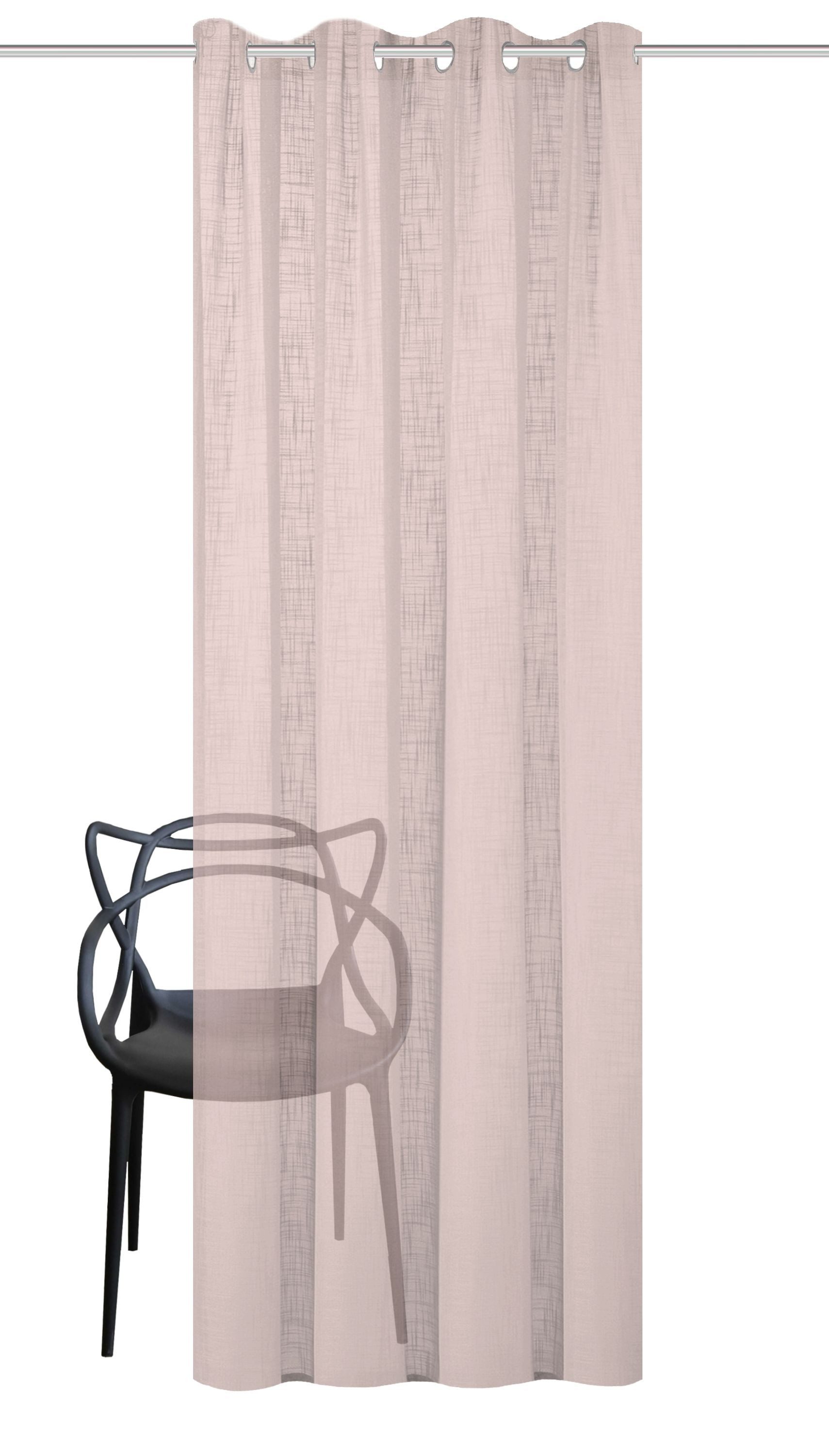 Home Basics Vorhang 800530 Ösen Fertigschal günstig online kaufen