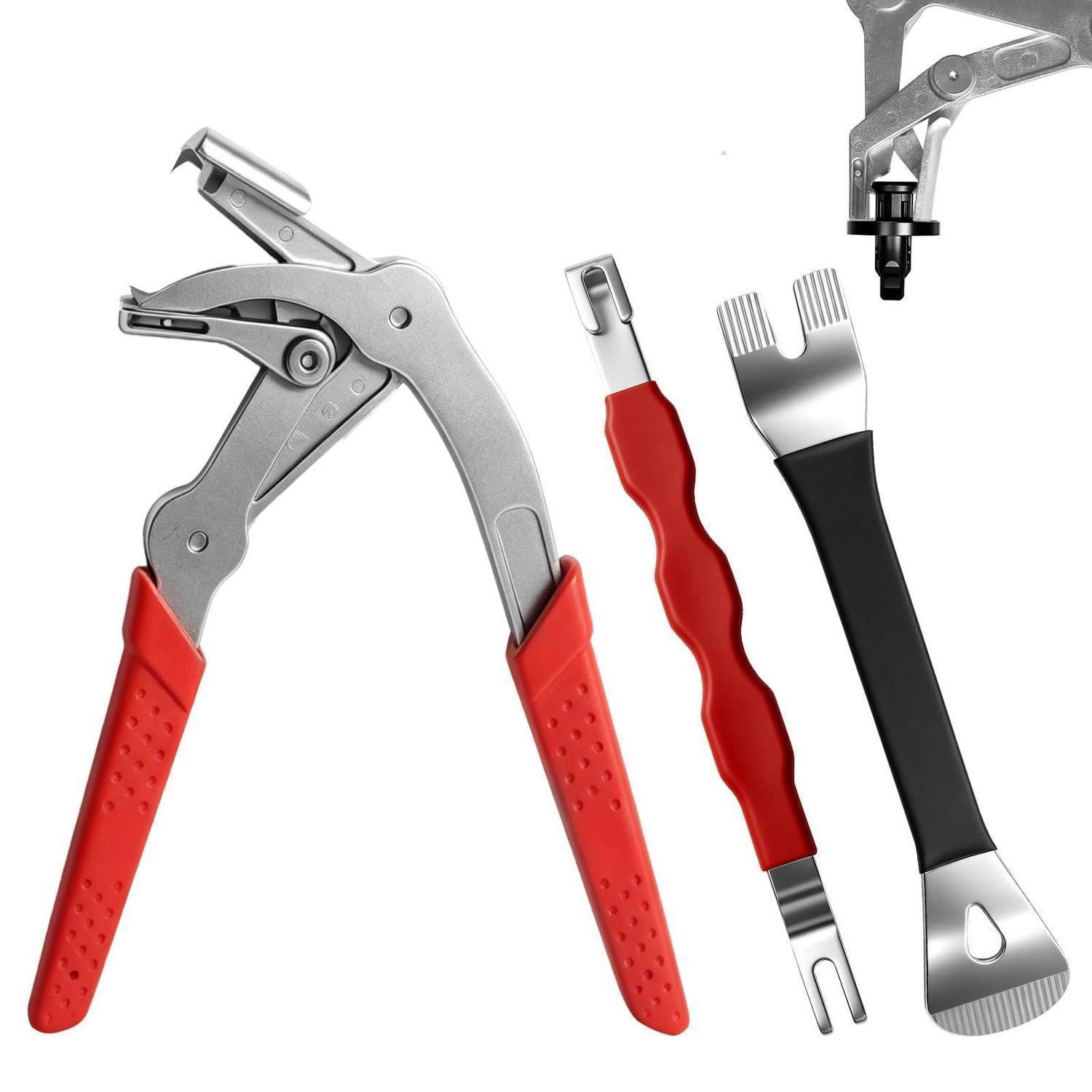 LuxusKollektion Zangenset Kfz-Clip-Zangen-Set 3-teilig