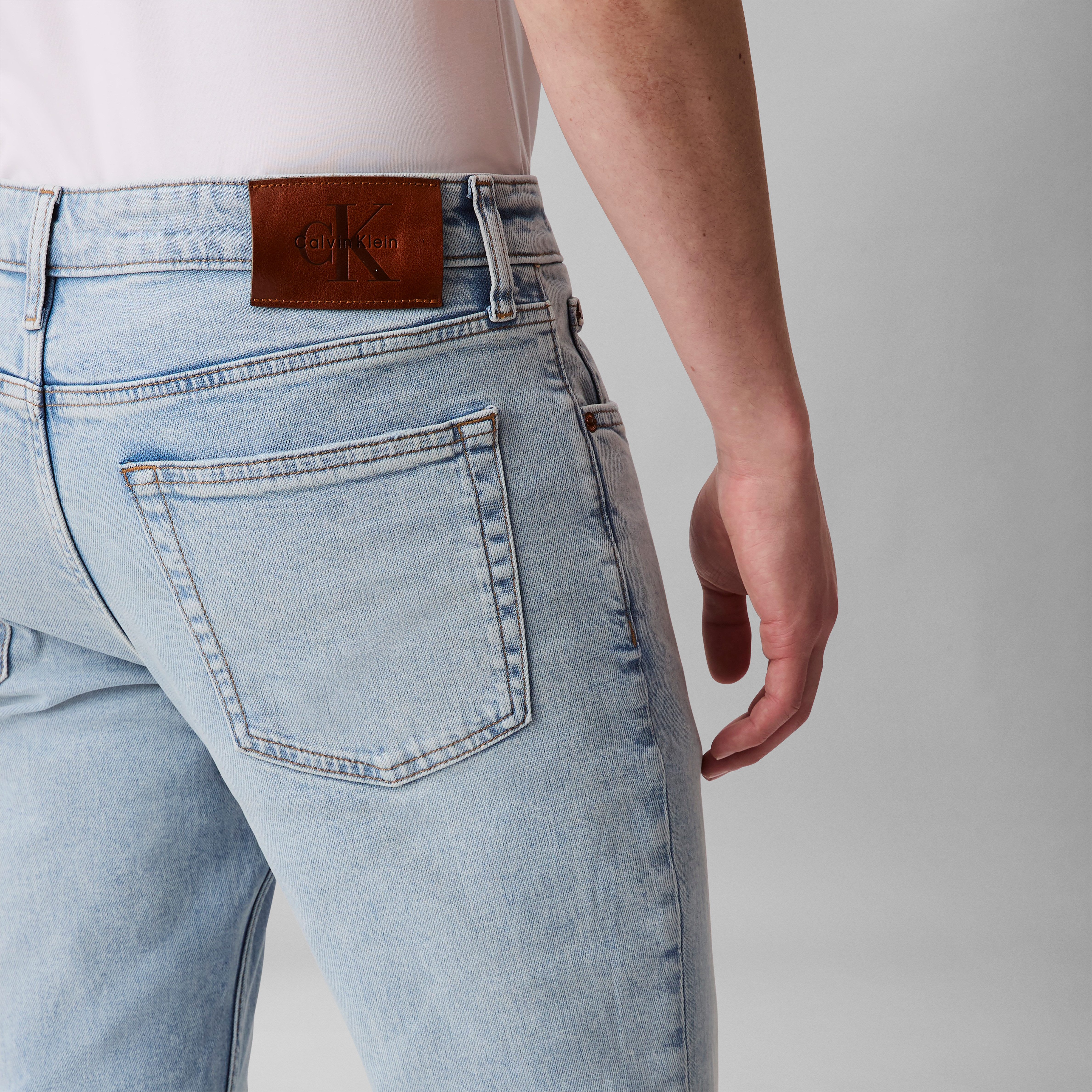 Calvin Klein Jeans Slim-fit-Jeans SLIM JEAN REGEN Mit Gürtelschlaufen