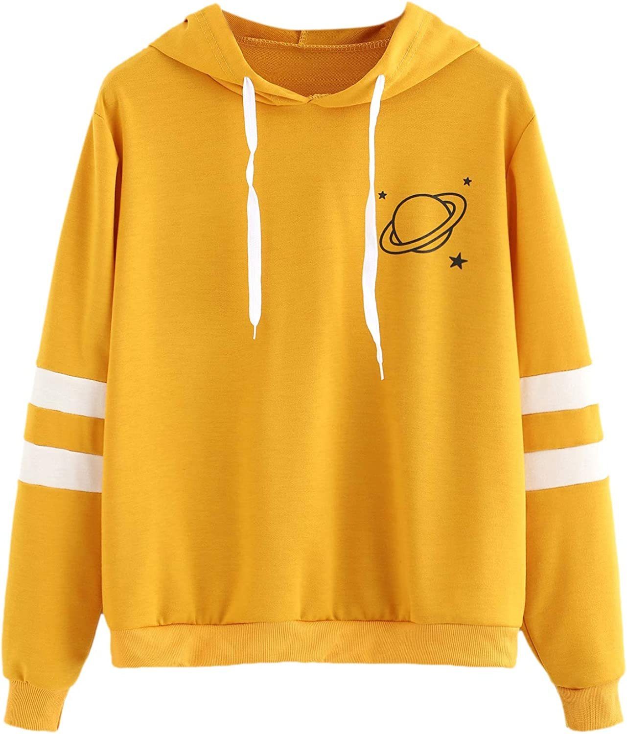 Mmgoqqt Sweatshirt »Damen Hoodie Kleid Baumwolle Lang Sweatshirt mit Kapuze Einfarbige  Kapuzenpullover und Taschen und Kordelzug(L)« online kaufen | OTTO