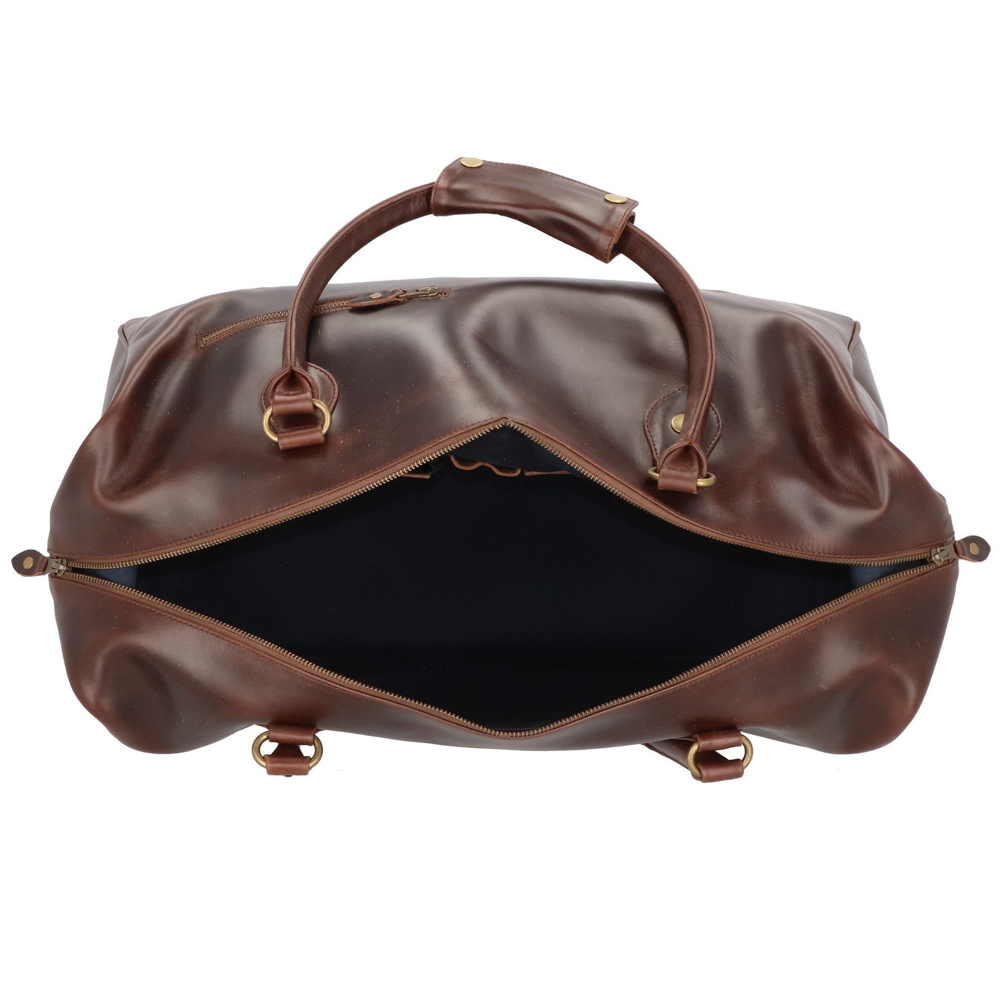 Buckle & Seam Reisetasche Linwood, Leder
