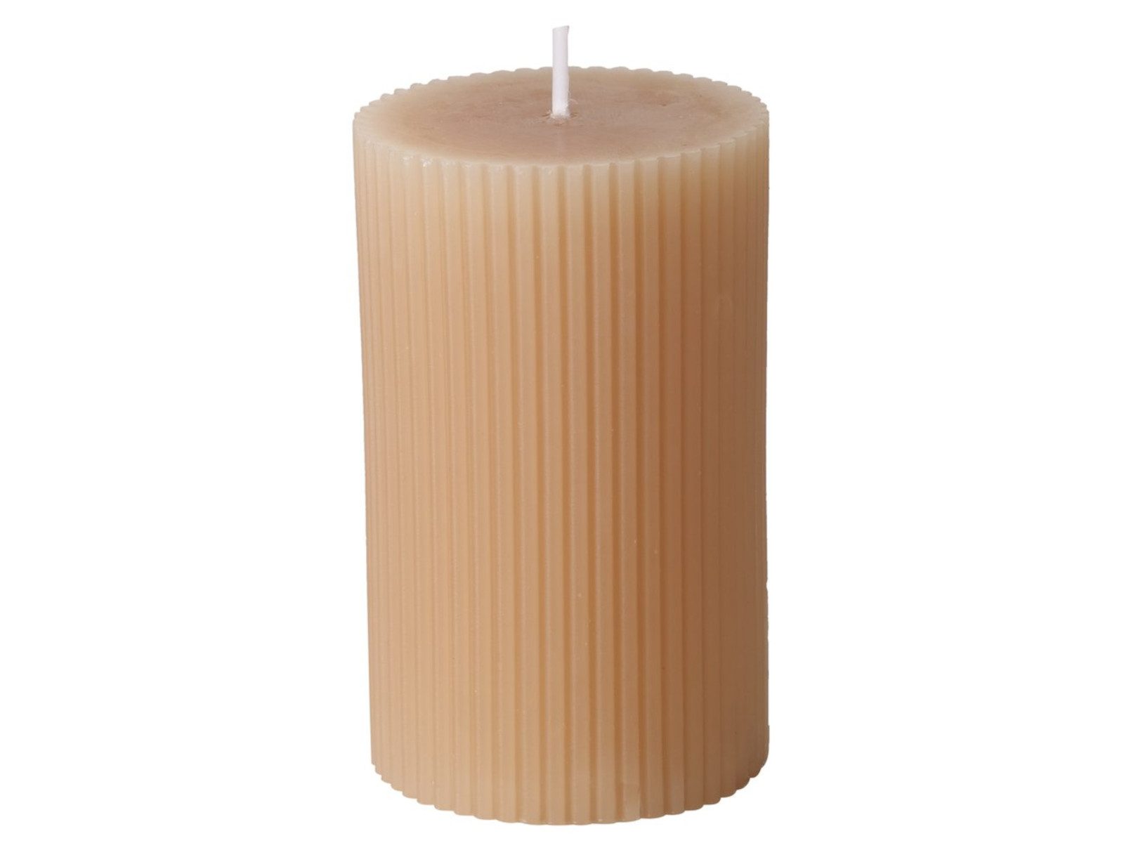 BOLTZE Duftkerze Classic Stumpenkerze beige 10cm