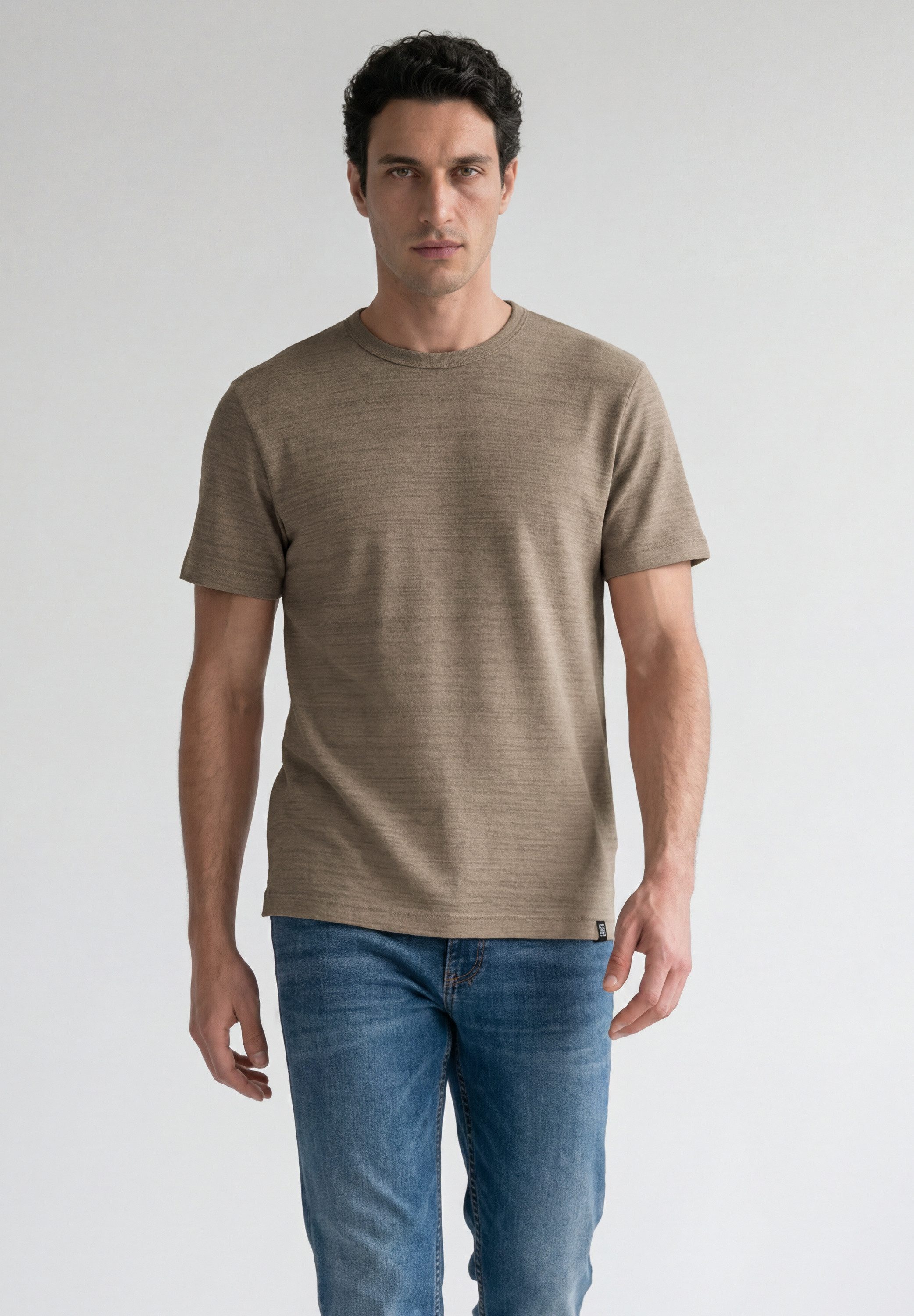 STREET ONE MEN T-Shirt mit Rundhalsausschnitt