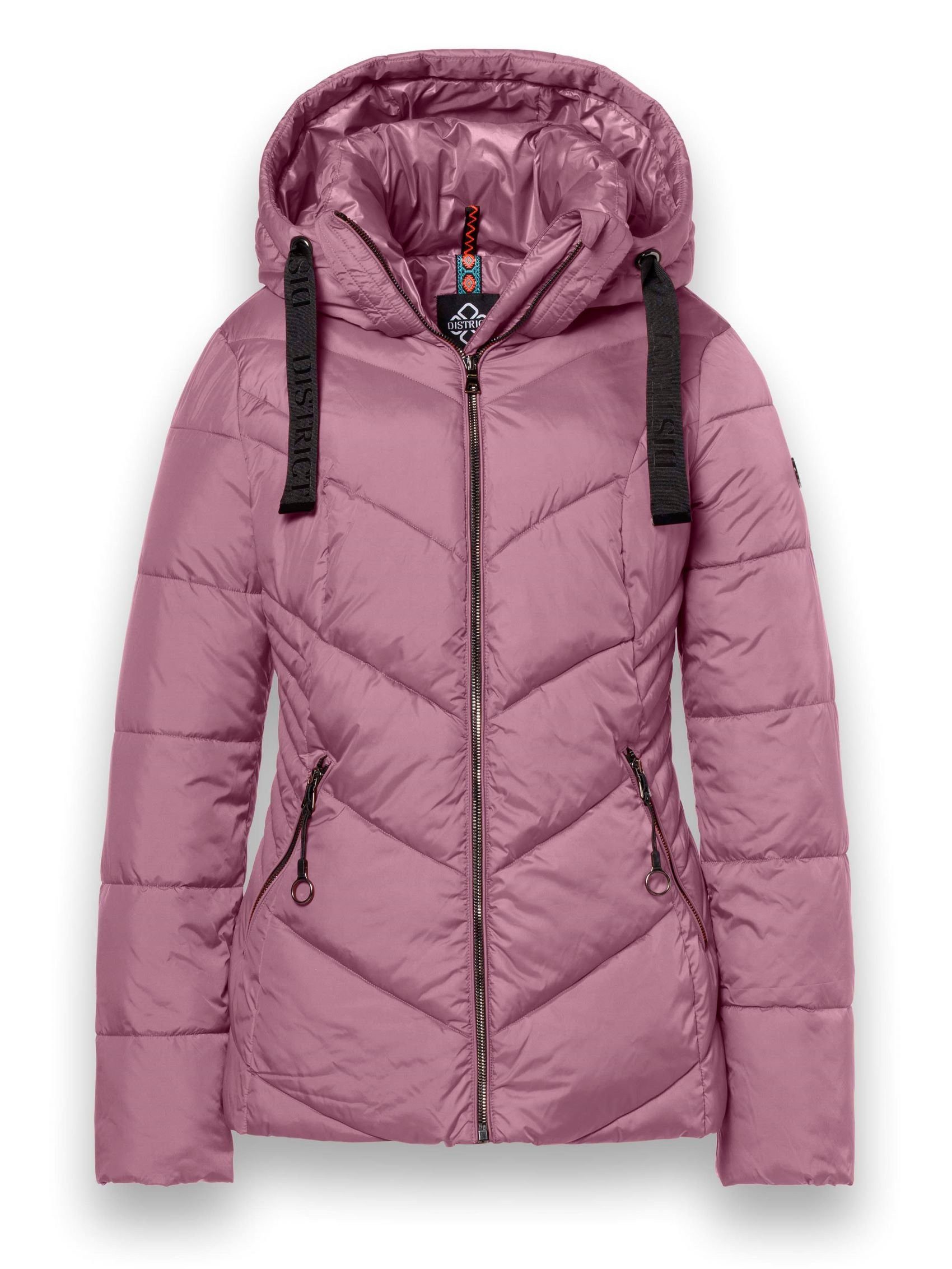 District Winterjacke Val Thorens (mit Kapuze, wasserabweisend) pink Damen