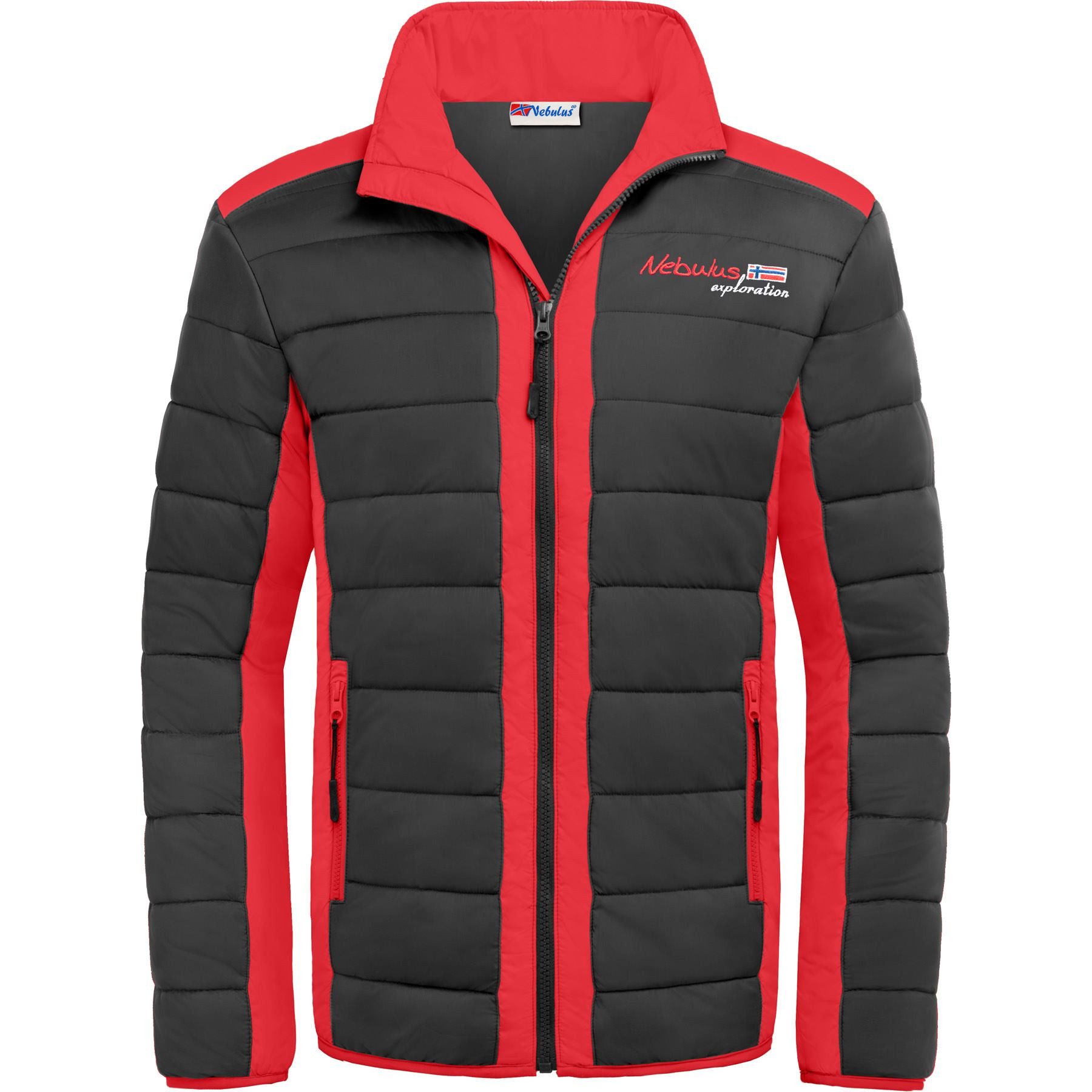 Nebulus Winterjacke FIGHT, P5901 - Herren, schwarz-rot, L