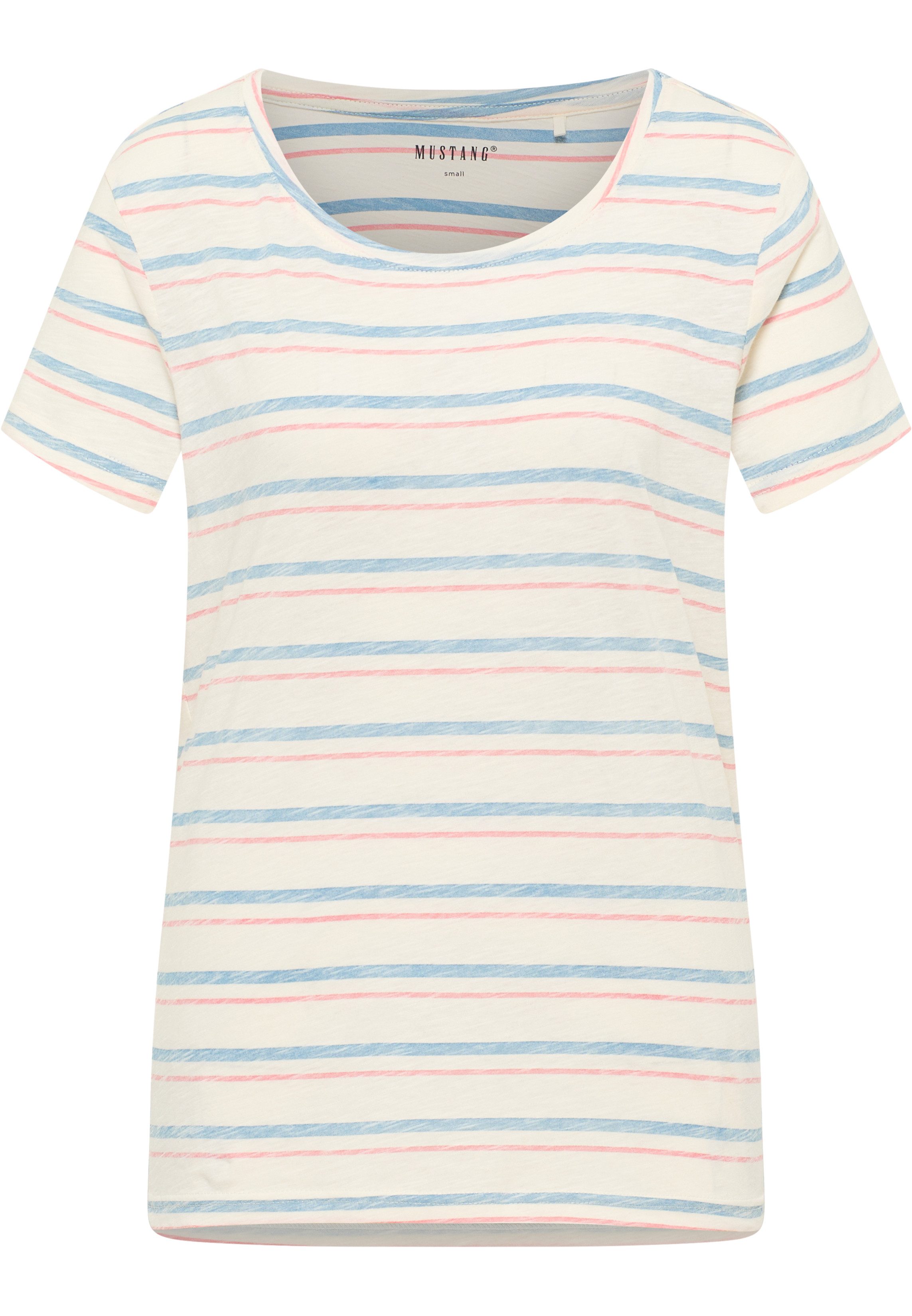 MUSTANG Print-Shirt Style Alma in Streifen-Optik günstig online kaufen