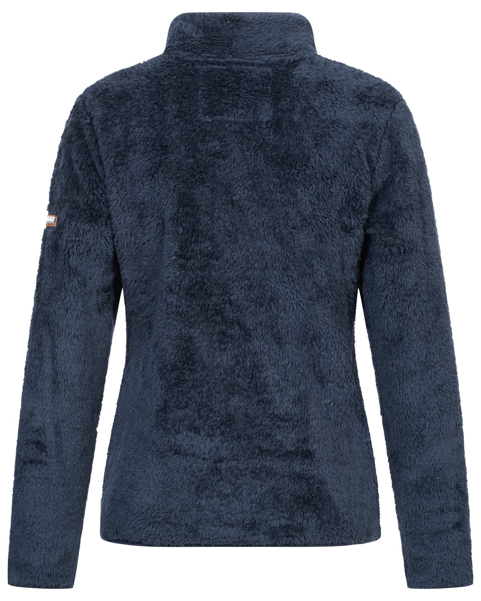 Geographical Norway Fleecejacke Damen Teddy Fleece Jacke Herbst Winter Jacke Sweater Übergangsjacke