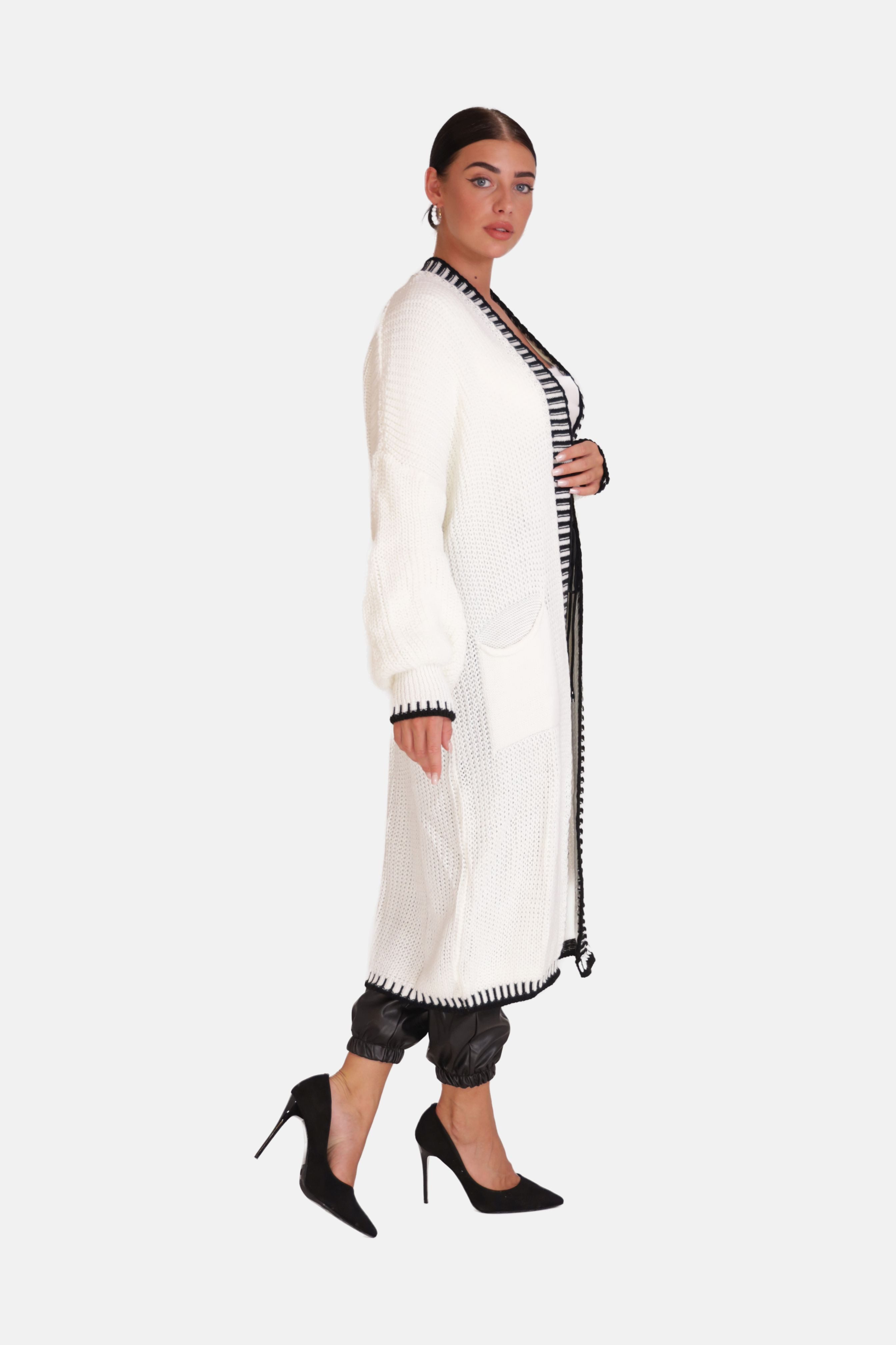 Elara Cardigan Elara Langer Damen Oversize günstig online kaufen