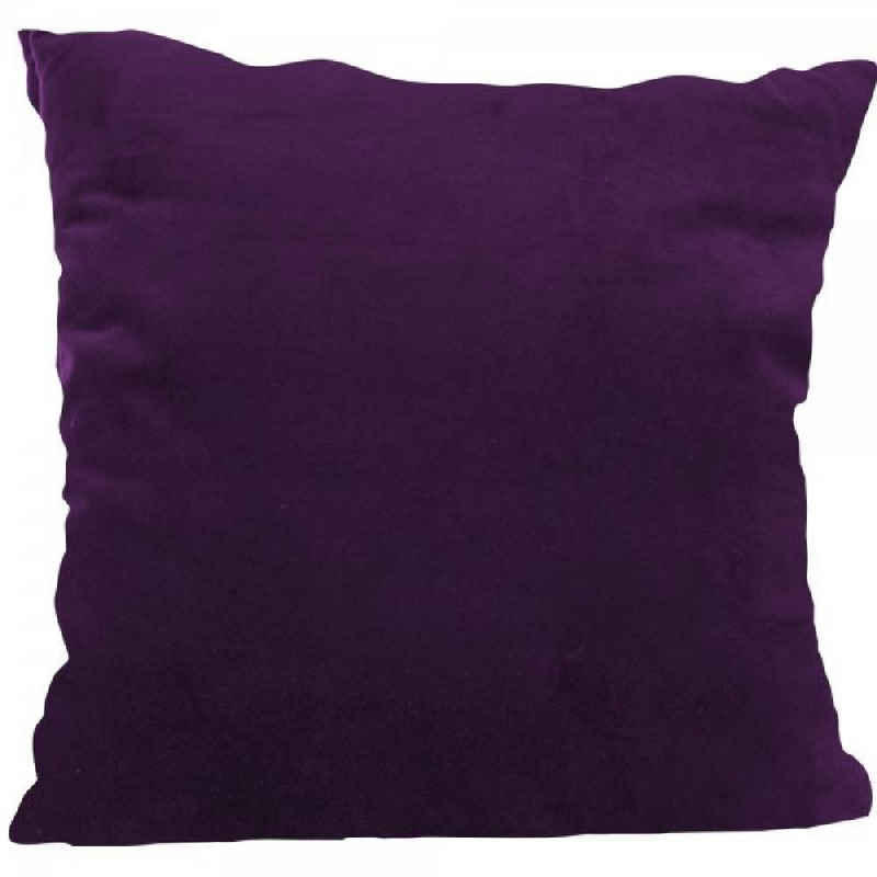 Kissenhülle Kissen Luxurious XL Velvet Dark Purple (60x60cm), Present Time
