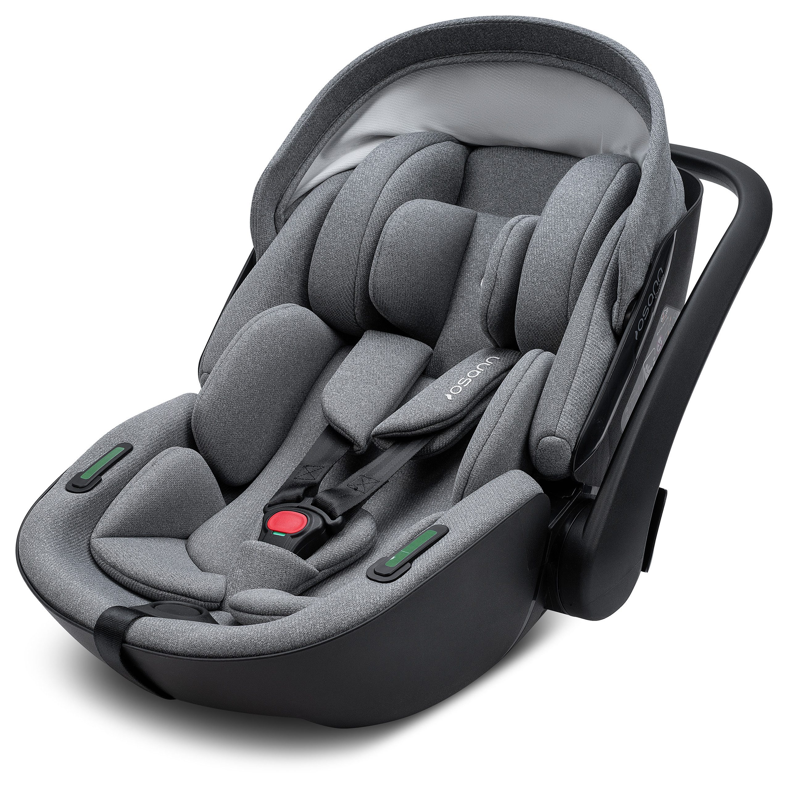 Osann Babyschale Cuddle, ab: Geburt, ab: 40 cm, bis: 87 cm, Montage mit 3-Punkt-Gurt, i-Size Norm
