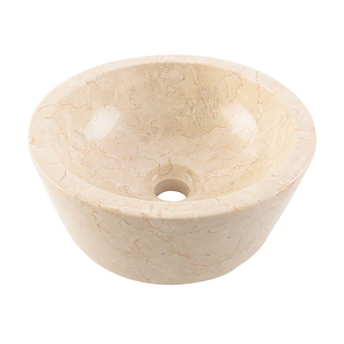 wohnfreuden Aufsatzwaschbecken Marmor Naturstein Waschbecken MINIJAYA 30 cm günstig online kaufen