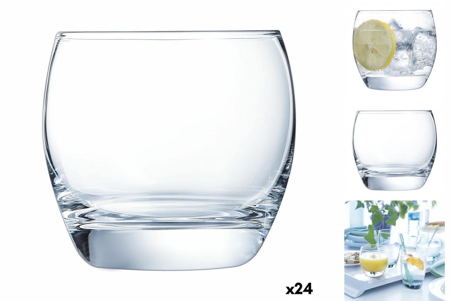 Durchsichtig Salto Luminarc Becher ml 320 Stück, 24 Glas Glas Luminarc Glas