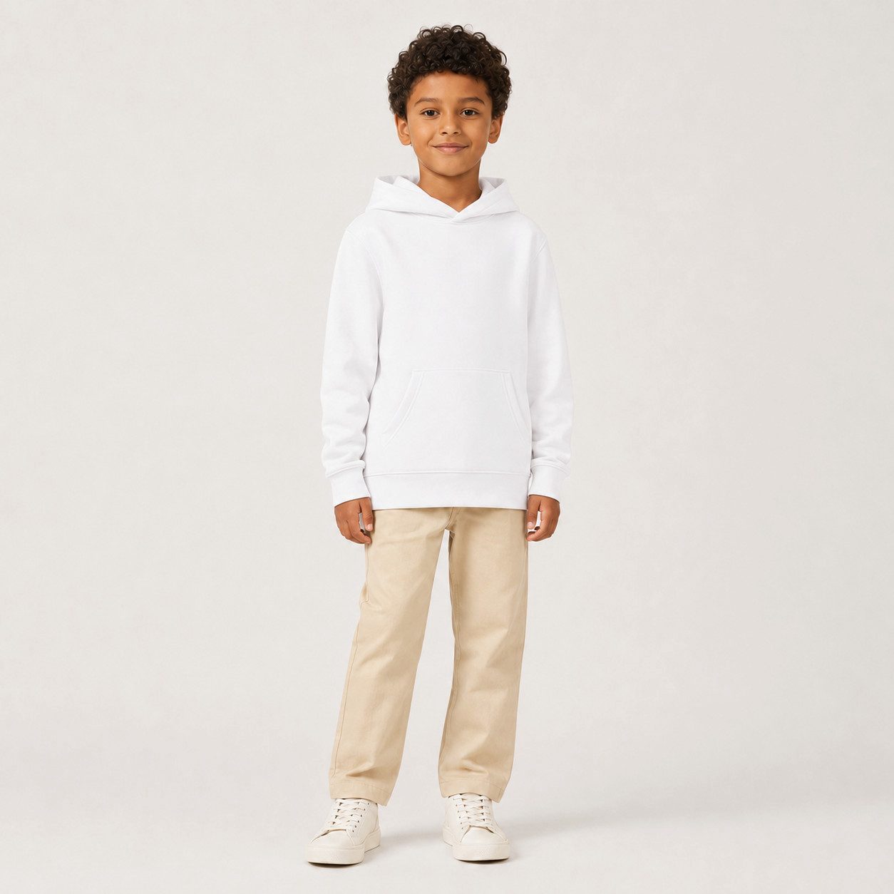 Sitztgut Hoodie Kinder Hoodie aus Bio-Baumwolle (1-tlg) Doppellagige Kapuze ohne Kordelzug und Kängurutasche