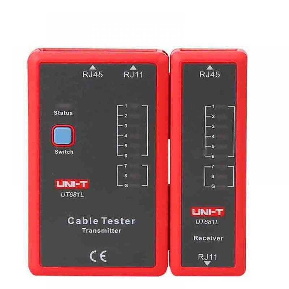 UNI-T Elektromesser UNI-T, UT681L, Kabeltester für RJ45 Ethernet und RJ11 Telefonkabel
