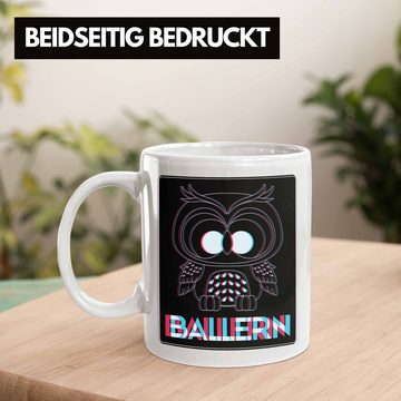 Trendation Tasse Eulen Rave Ballern Tasse